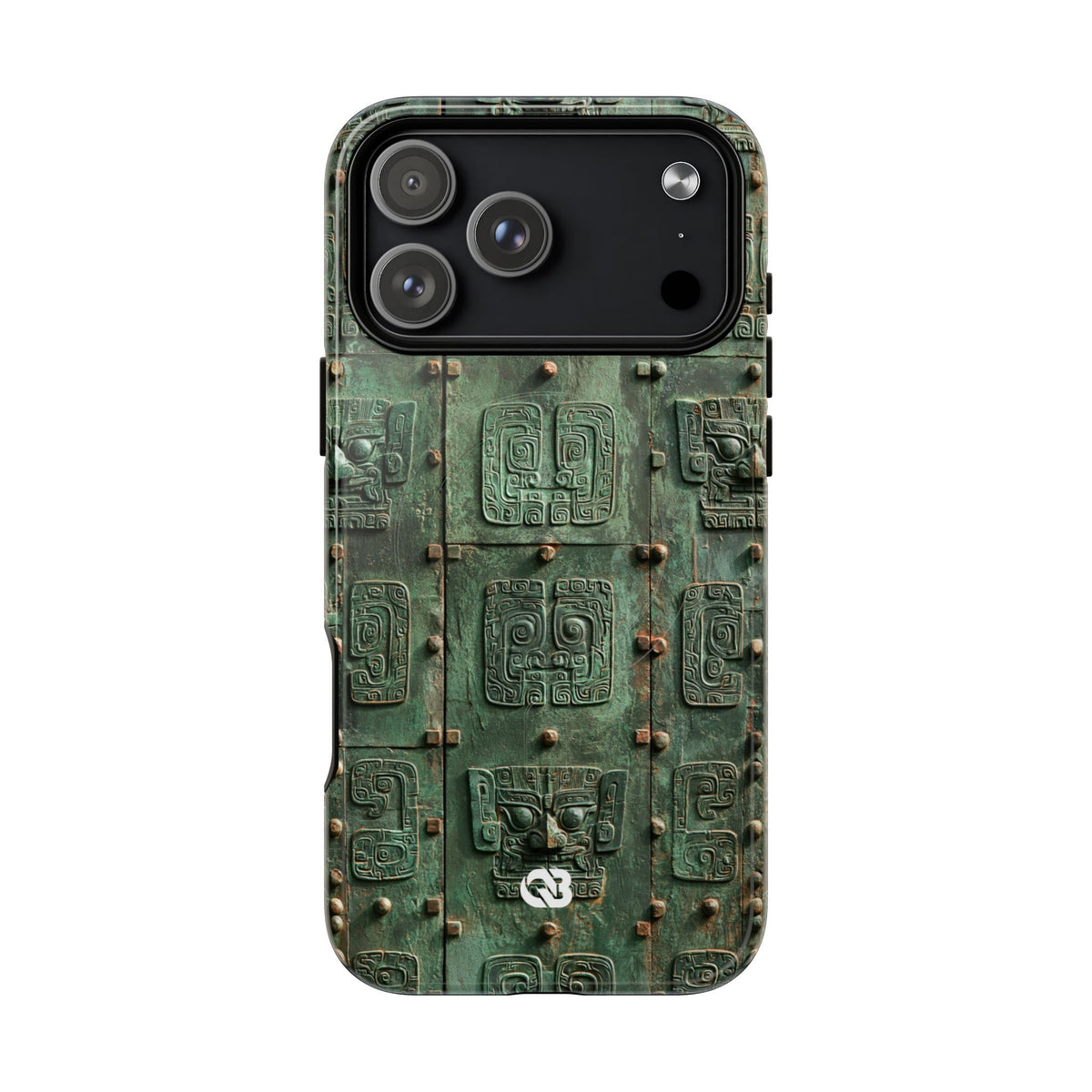 Dynastic Bronze Relief · Tough 2.0 Magnetic Phone Case for iPhone · Green
