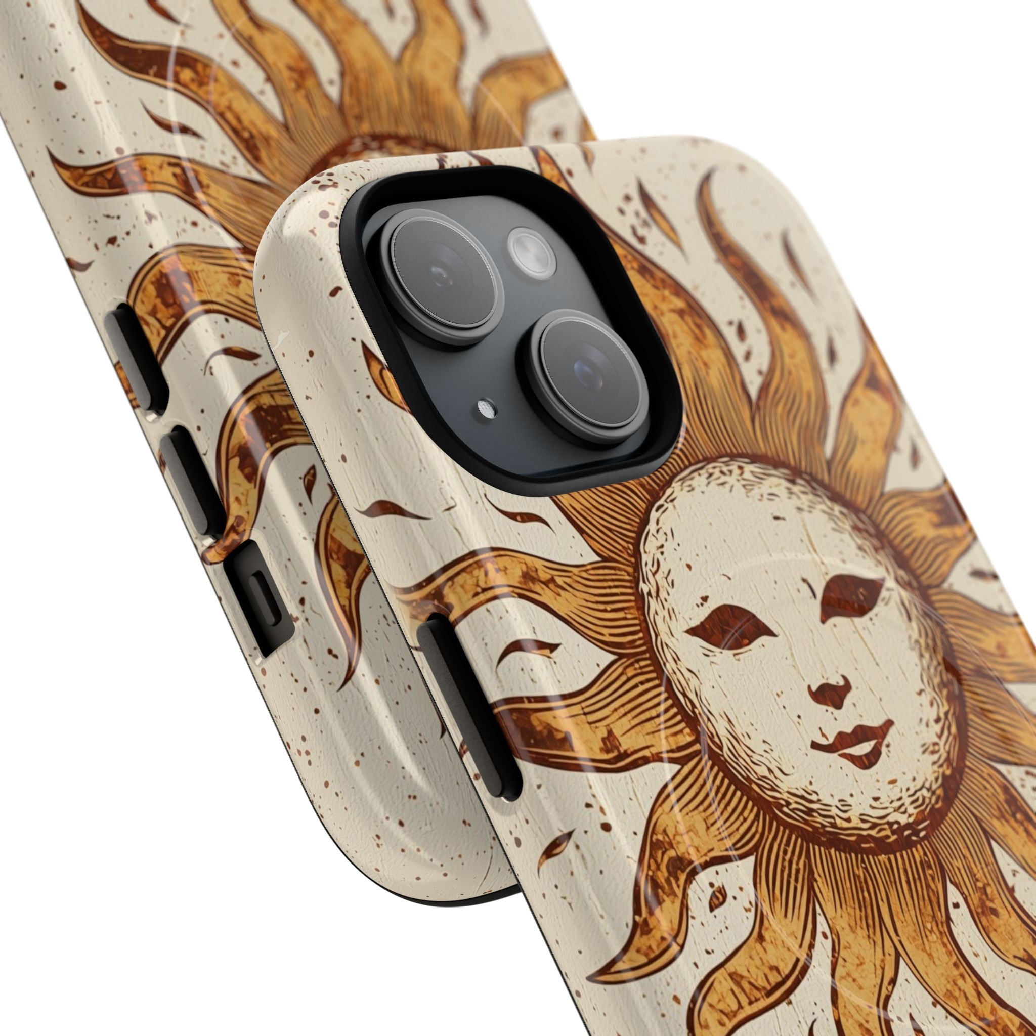Rustic Solar Mask · Tough+ Phone Case for iPhone · Magsafe
