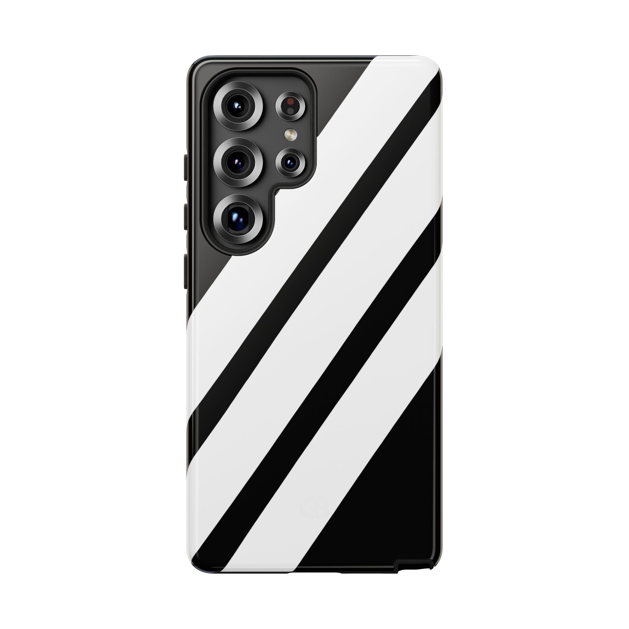 Obsidian White Bars · Tough Handyhülle für Samsung