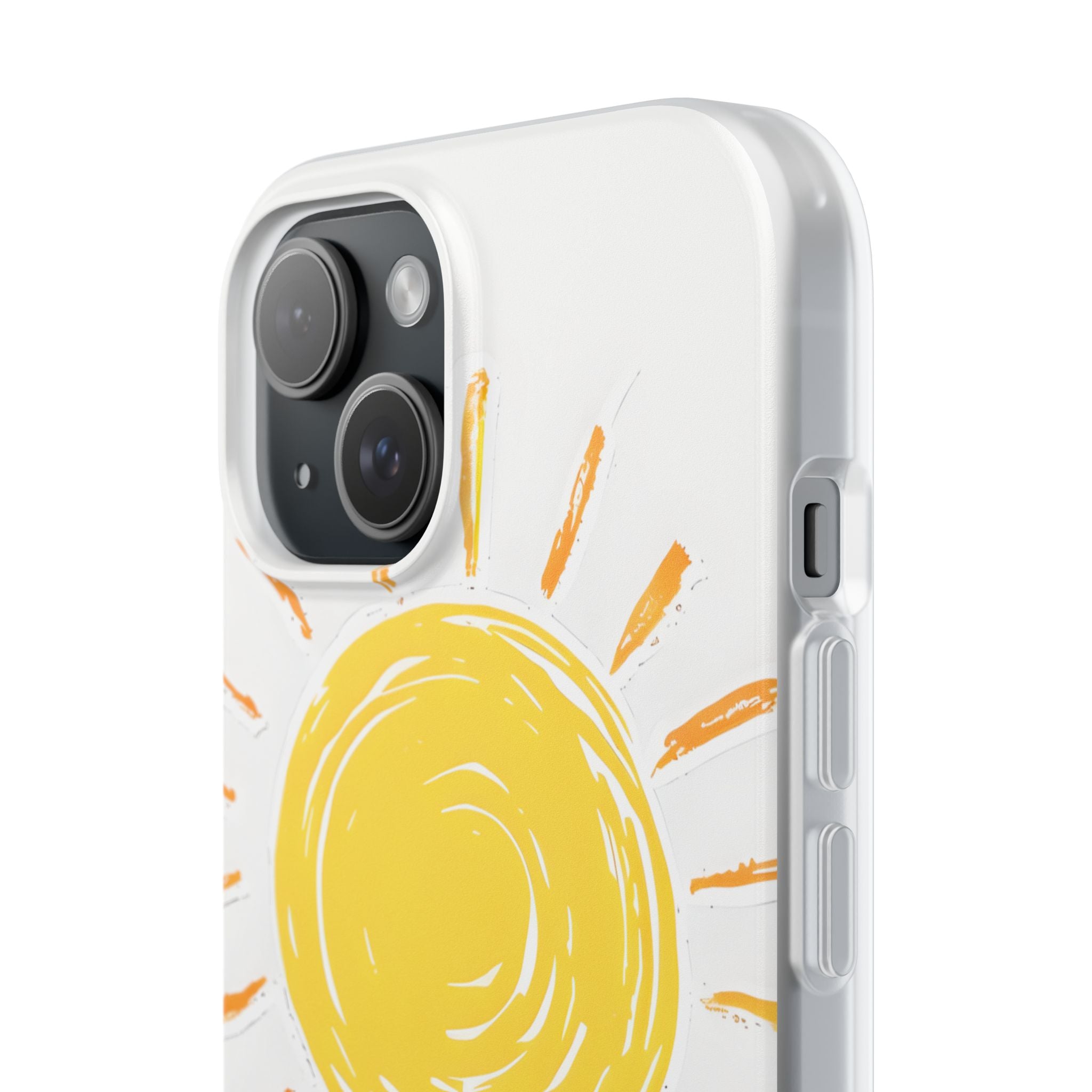 Amber Solar Glow · Soft Phone Case for iPhone
