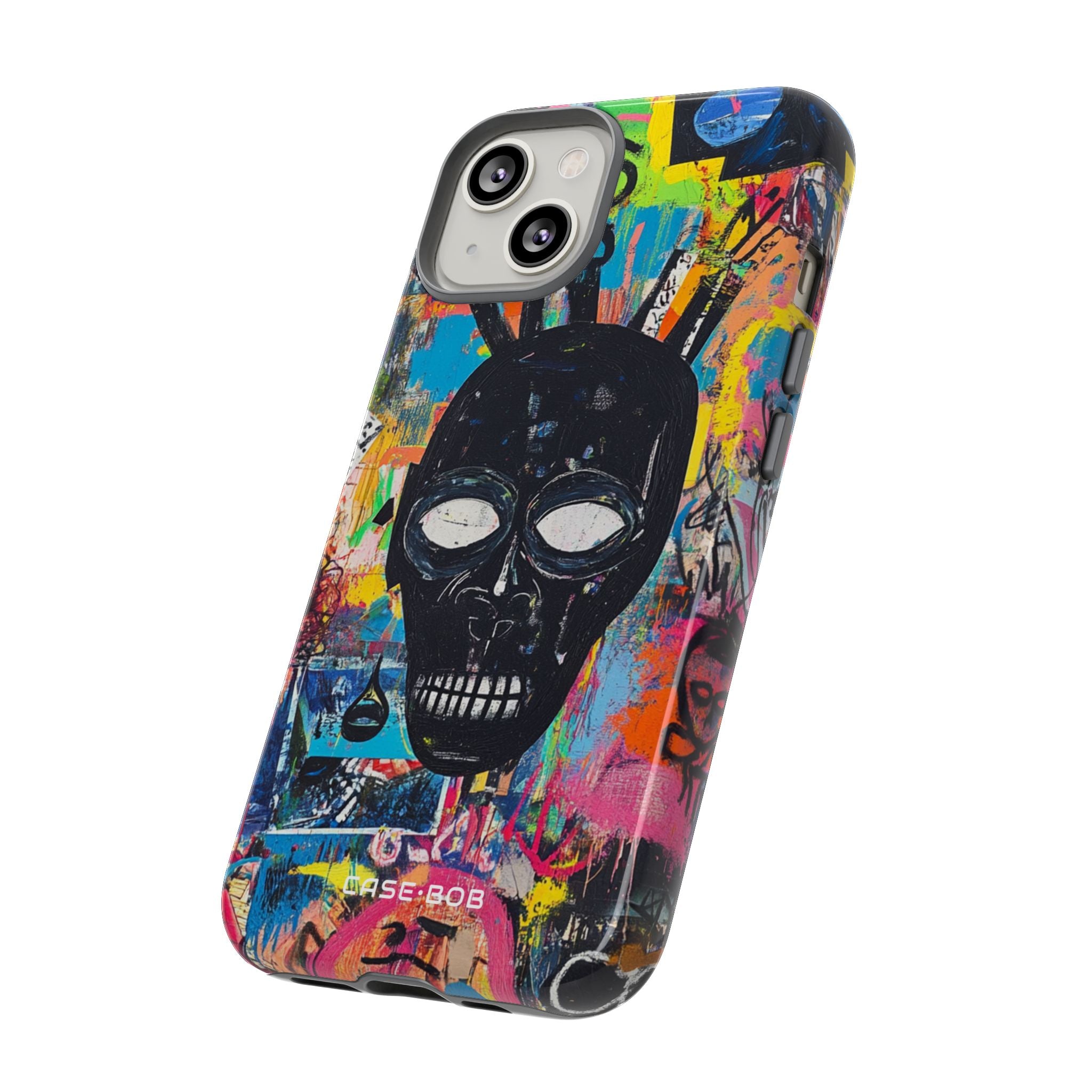 Skull Vortex iPhone 14 Cover - Tough