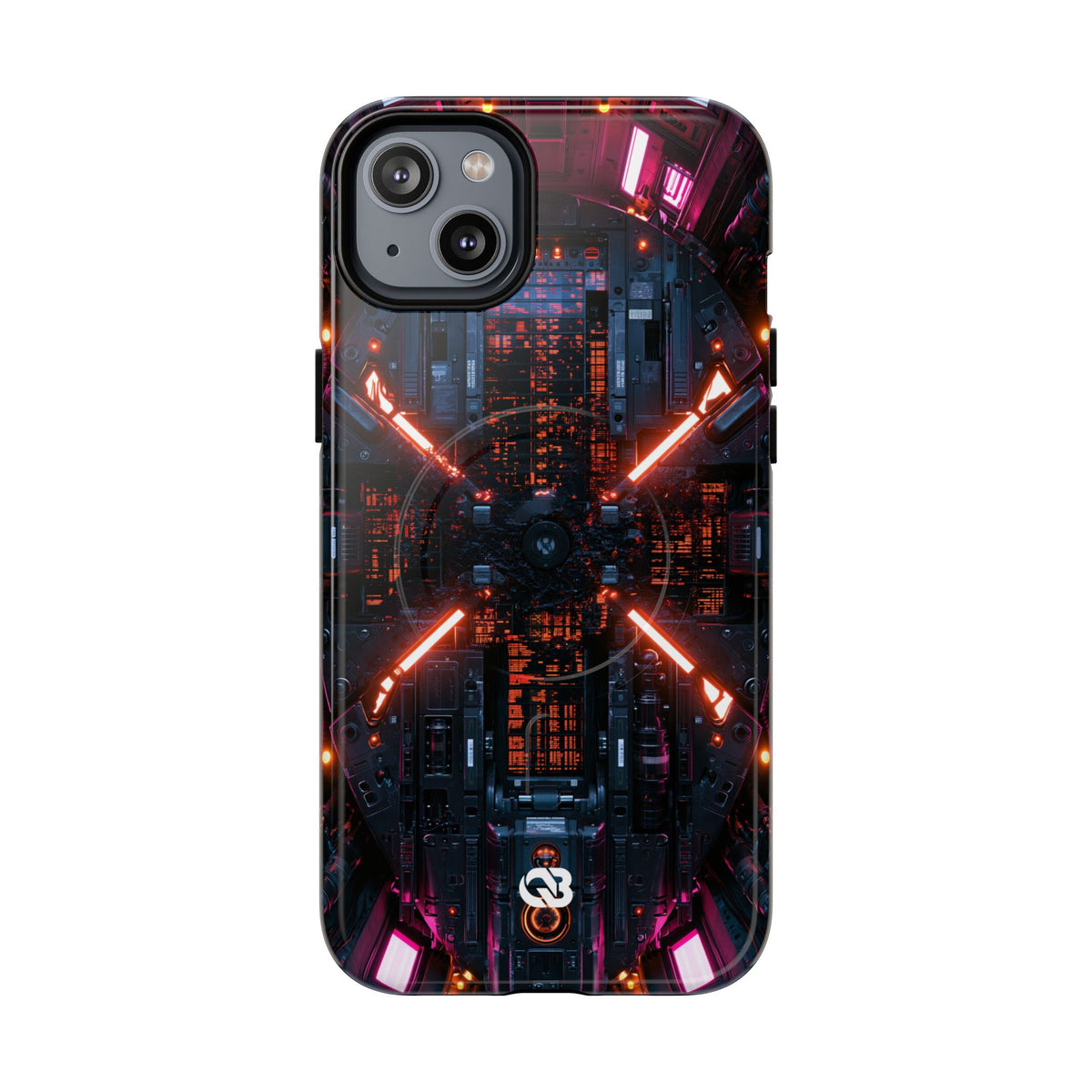 Cybernetic Reactor Core · Tough 2.0 Magnetic Phone Case for iPhone · Black