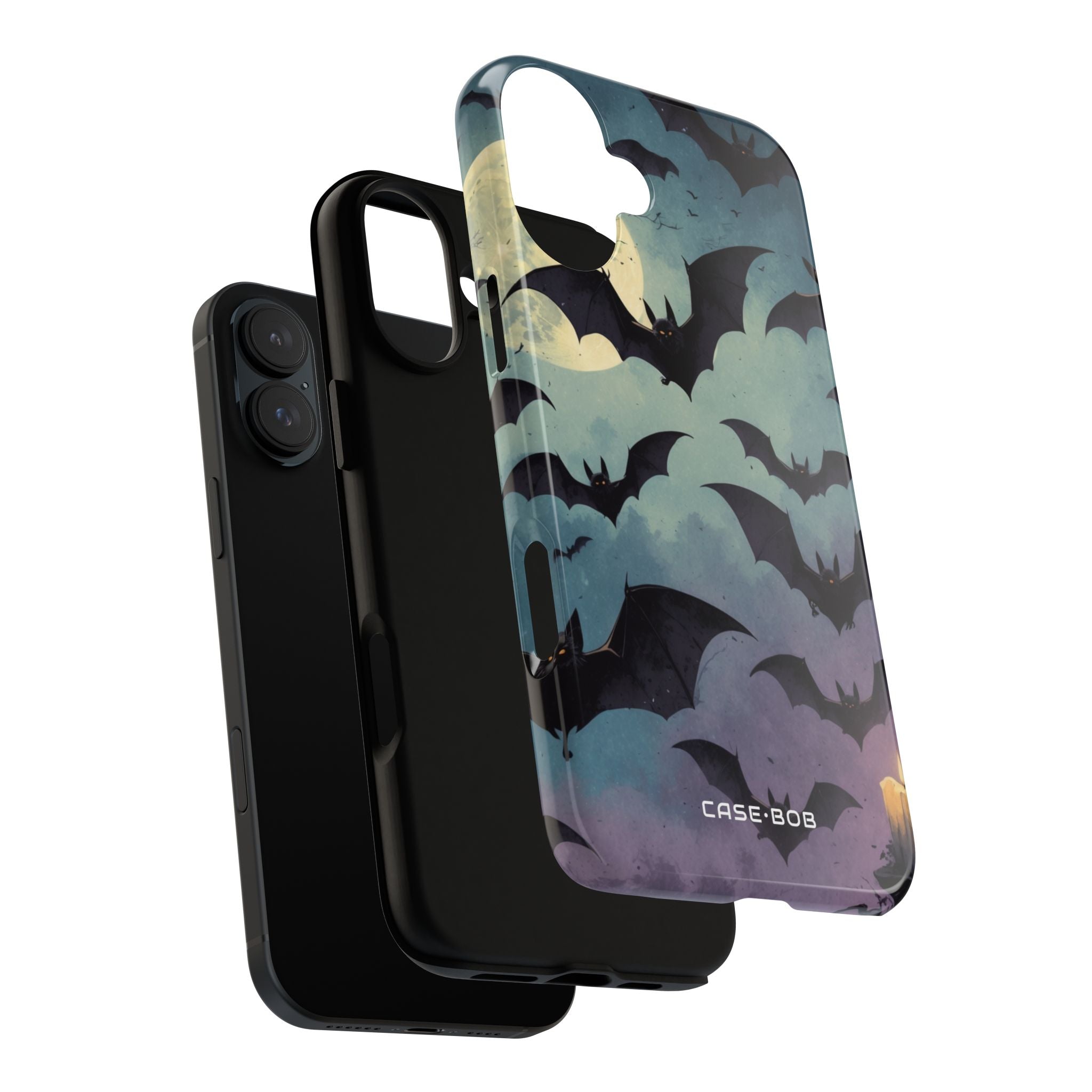 Glowing Eyes Bats iPhone 16 Plus Case - Tough