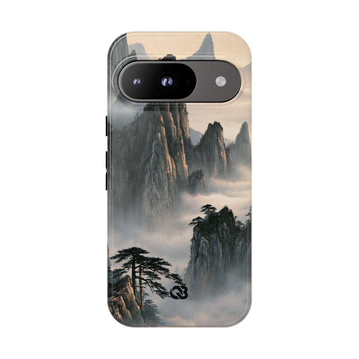 Sacred Mountain Mist · Tough Phone Case for Pixel · Beige