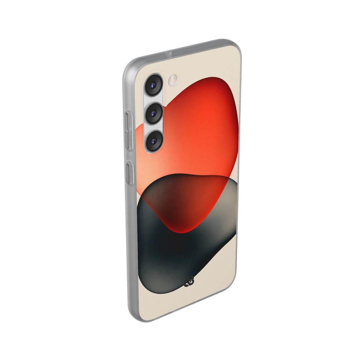 Translucent Crimson Form · Lite Phone Case for Samsung · Red