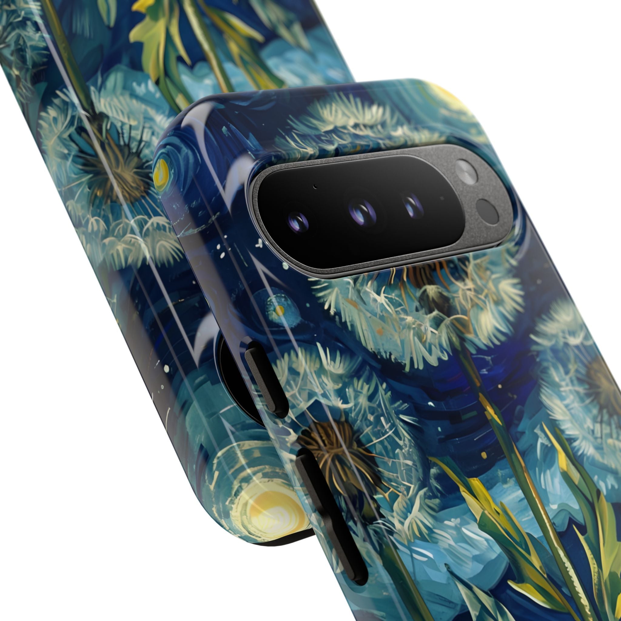Starry Dandelion Swirl · Tough Phone Case for Google Pixel