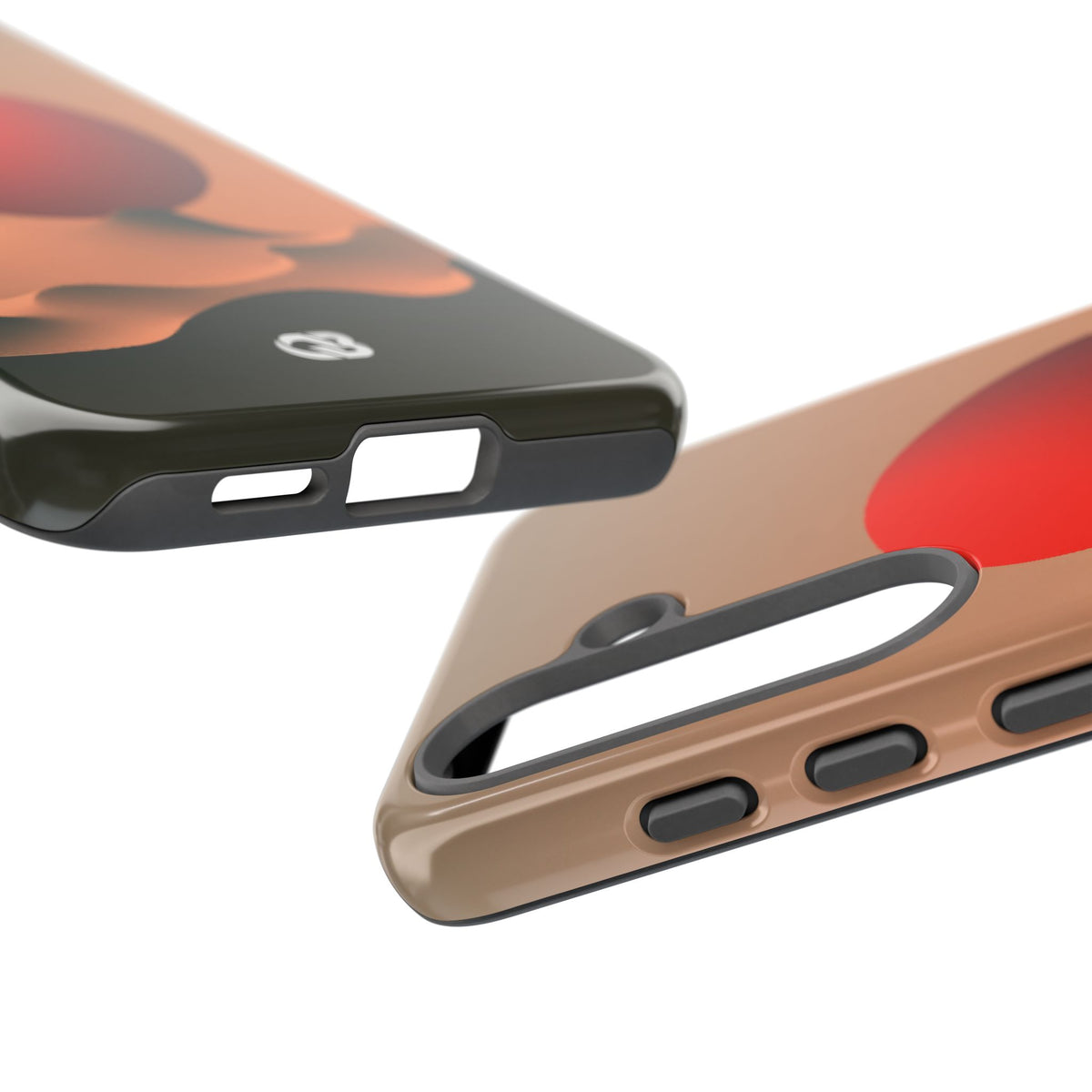 Crimson Sol Ridge · Tough Phone Case for Samsung · Red