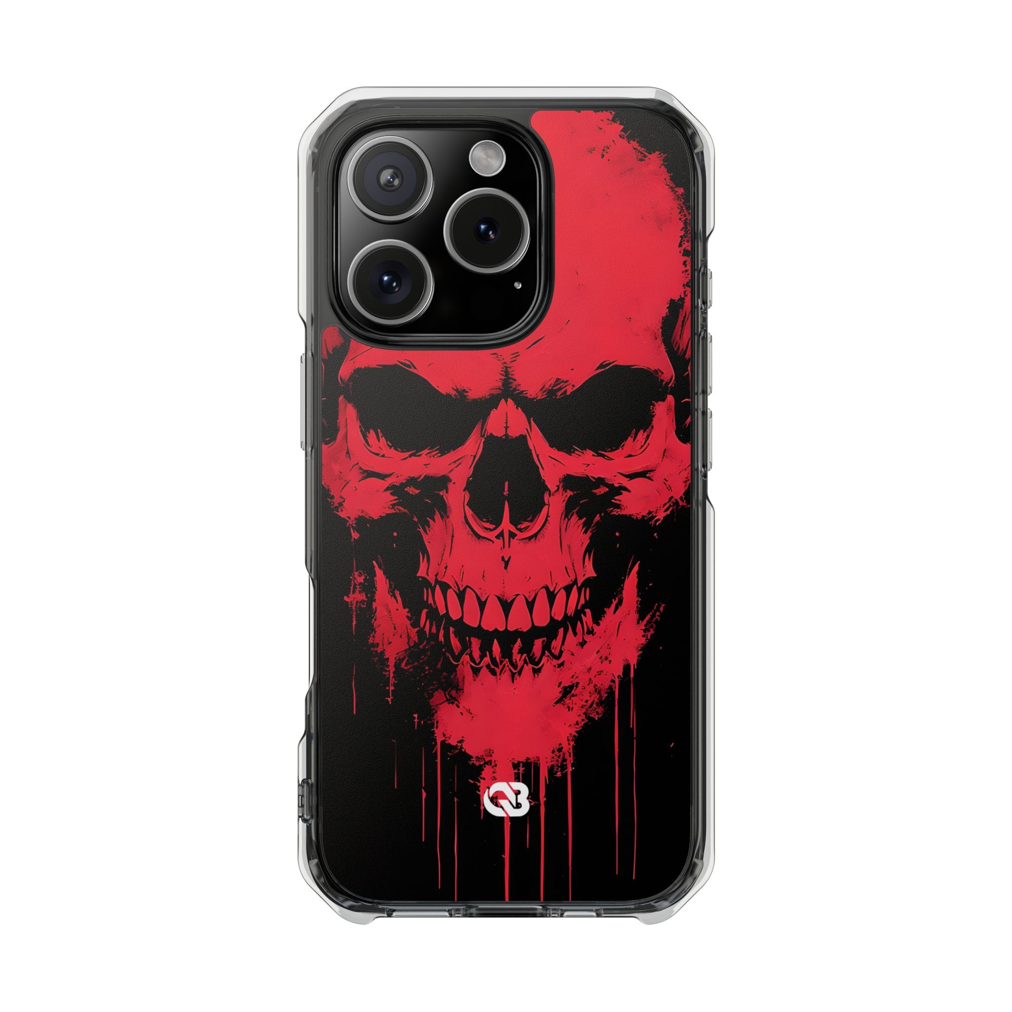 Crimson Street Skull · Impact Phone Case for iPhone · Magsafe