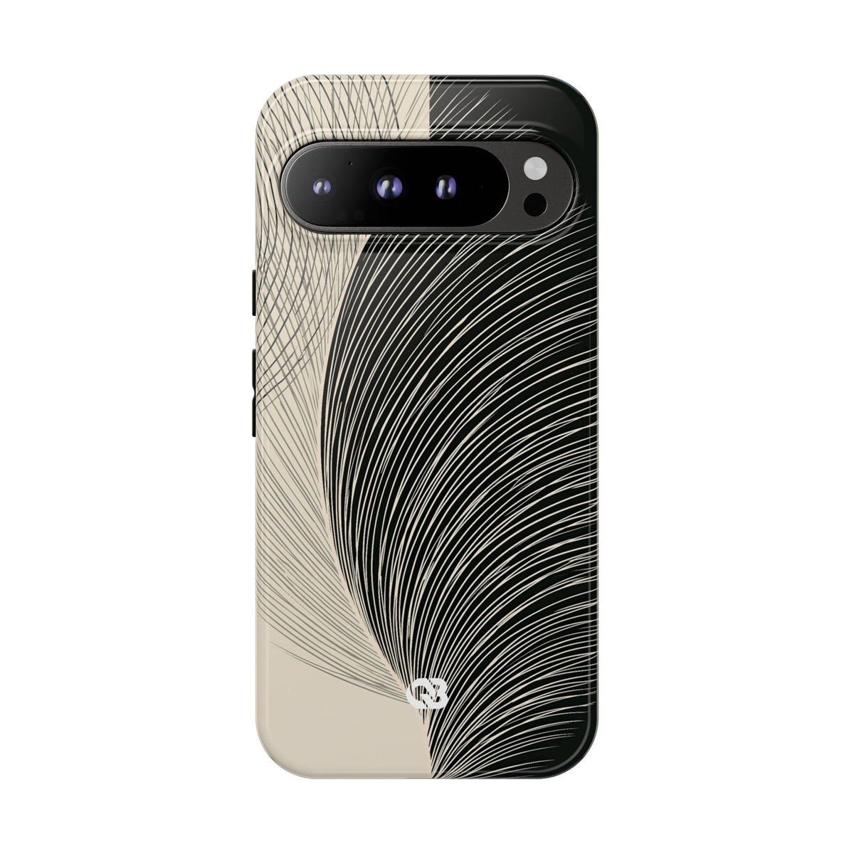 Minimal Frond Study · Tough Phone Case for Pixel · Black