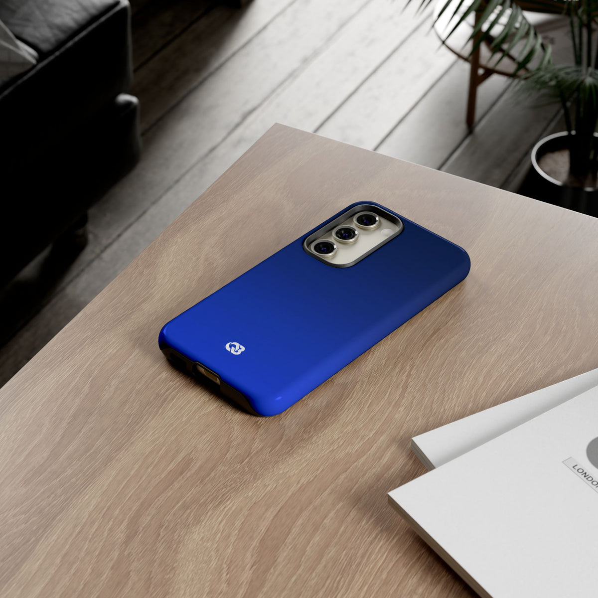 Blue Tough Phone Case for Samsung - Cobalt Depth Shift