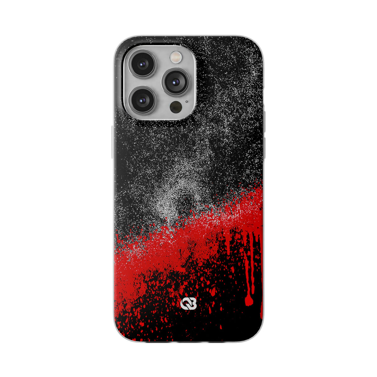 Crimson Noir Drip · Lite Phone Case for iPhone · Black