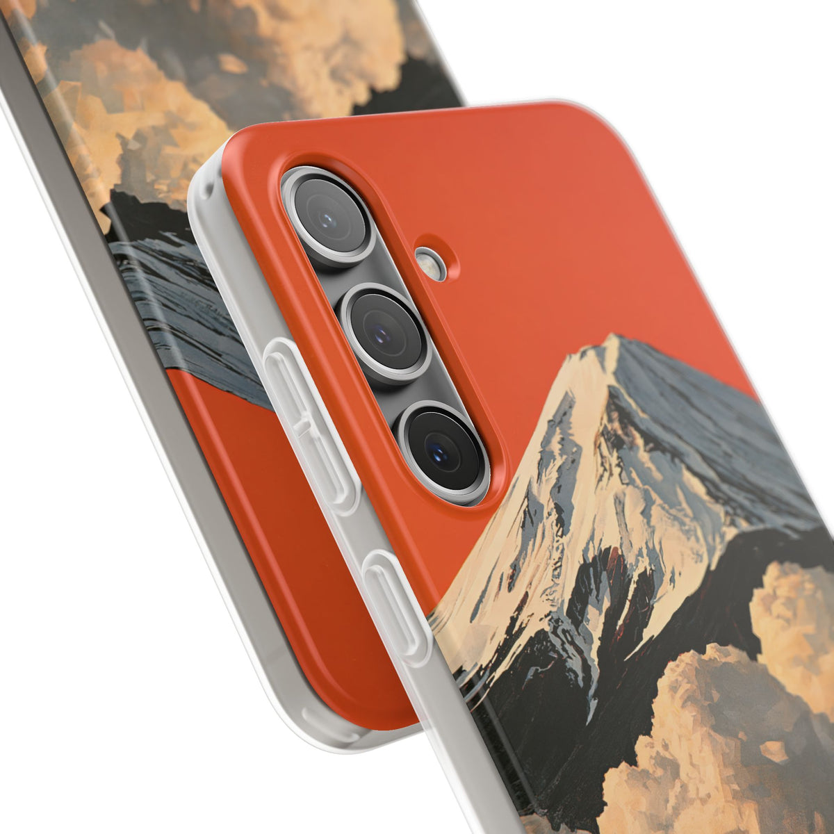 Sacred Peak Fuji · Lite Phone Case for Samsung · Orange