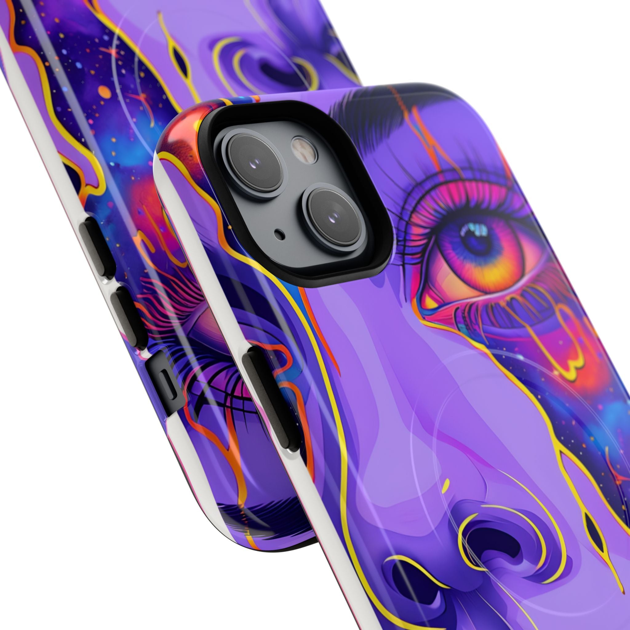 Violet Cosmic Gaze · Tough+ Custodia per iPhone · Magsafe
