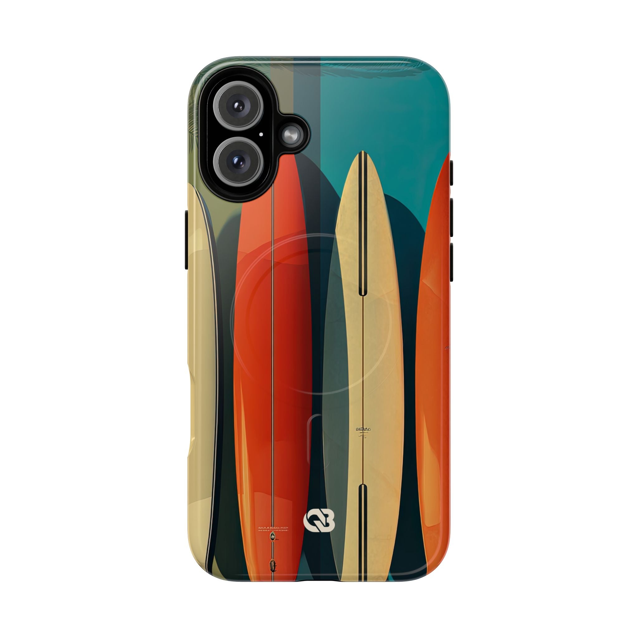 Teal Coast Lineup · Tough+ Coque de téléphone pour iPhone · MagSafe