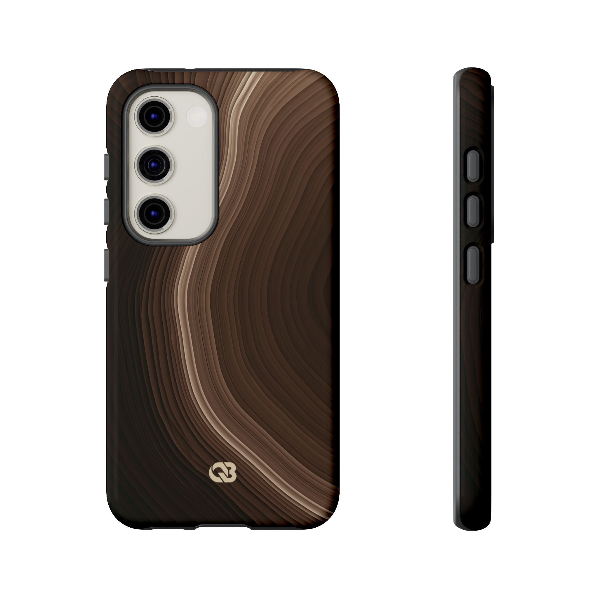 Brown Tough Phone Case for Samsung - Bronzed Canyon Relief