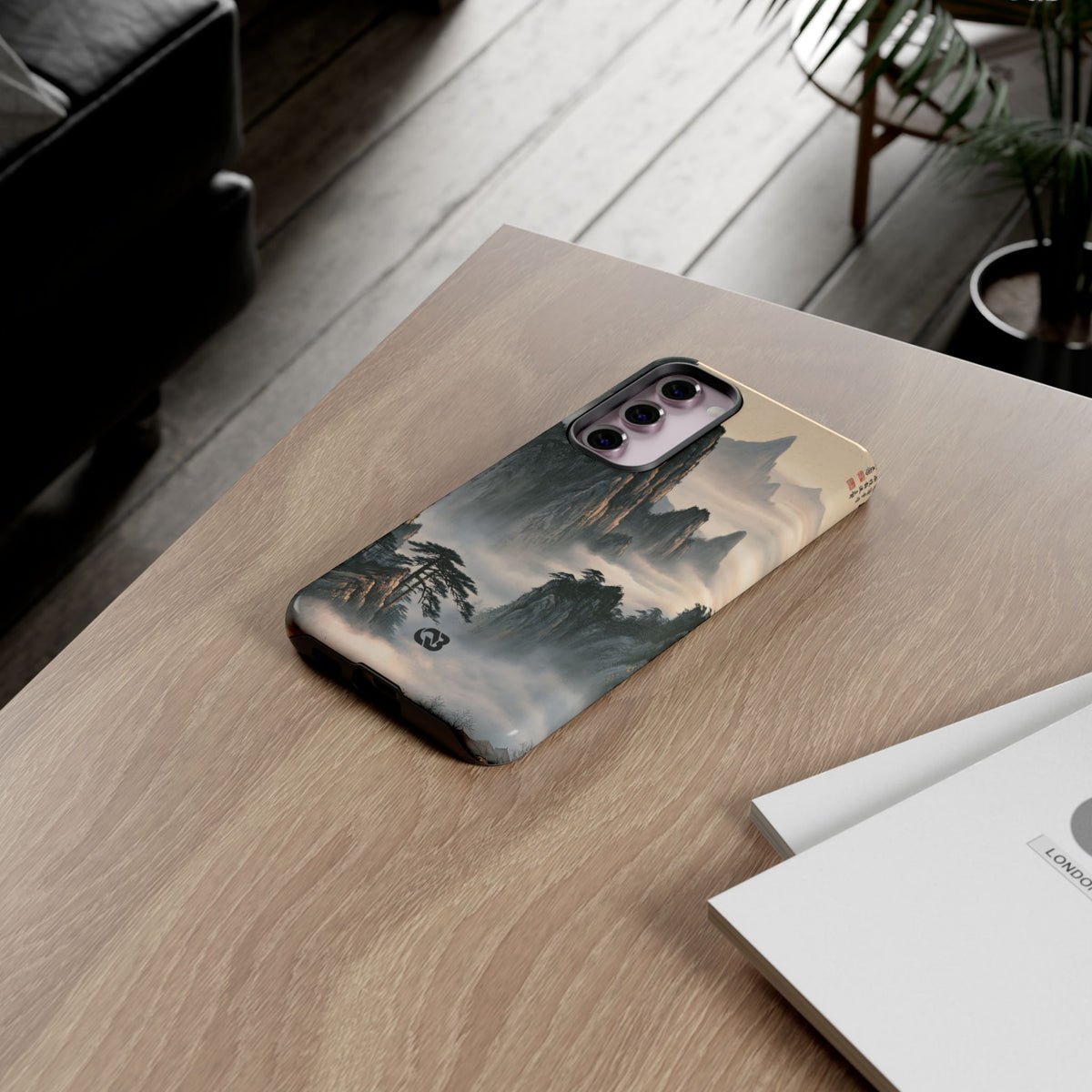 Sacred Mountain Mist · Tough Phone Case for Samsung · Beige