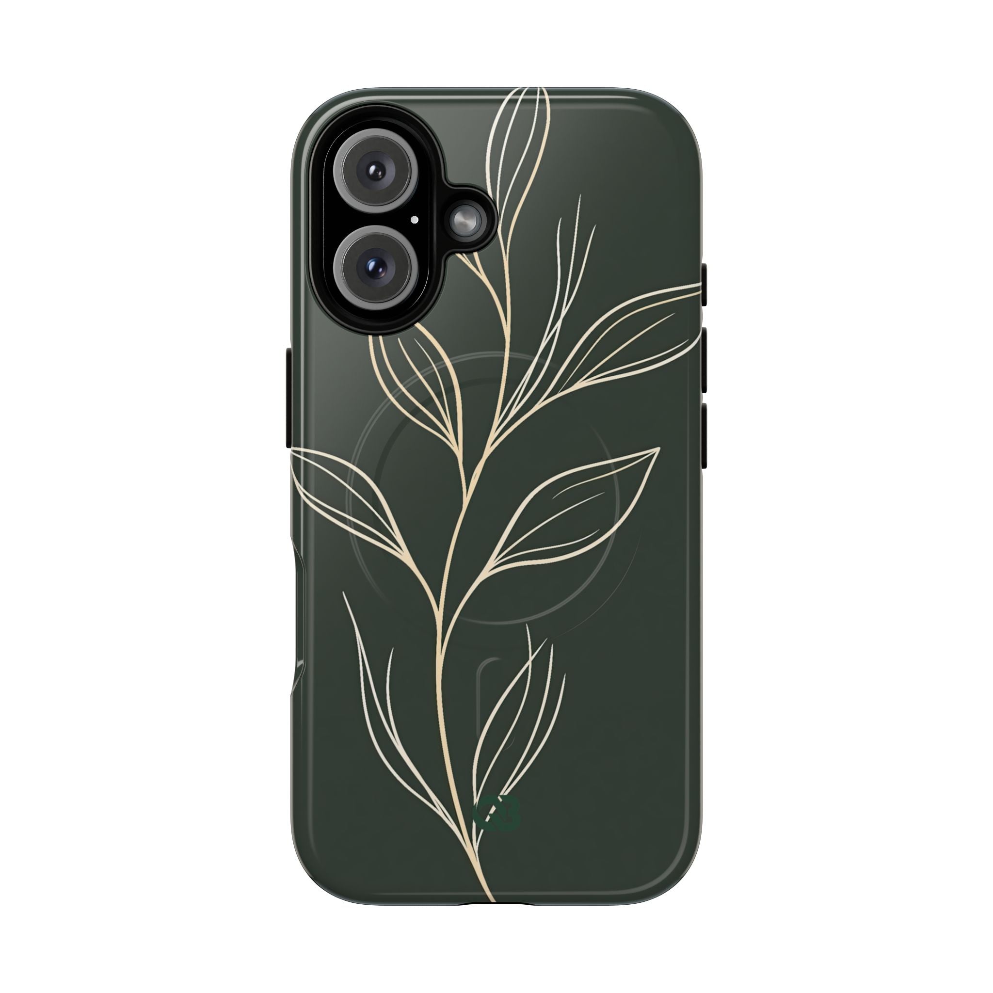 Green Tough 2.0 Magsafe Phone Case for iPhone - Deep Moss Willow