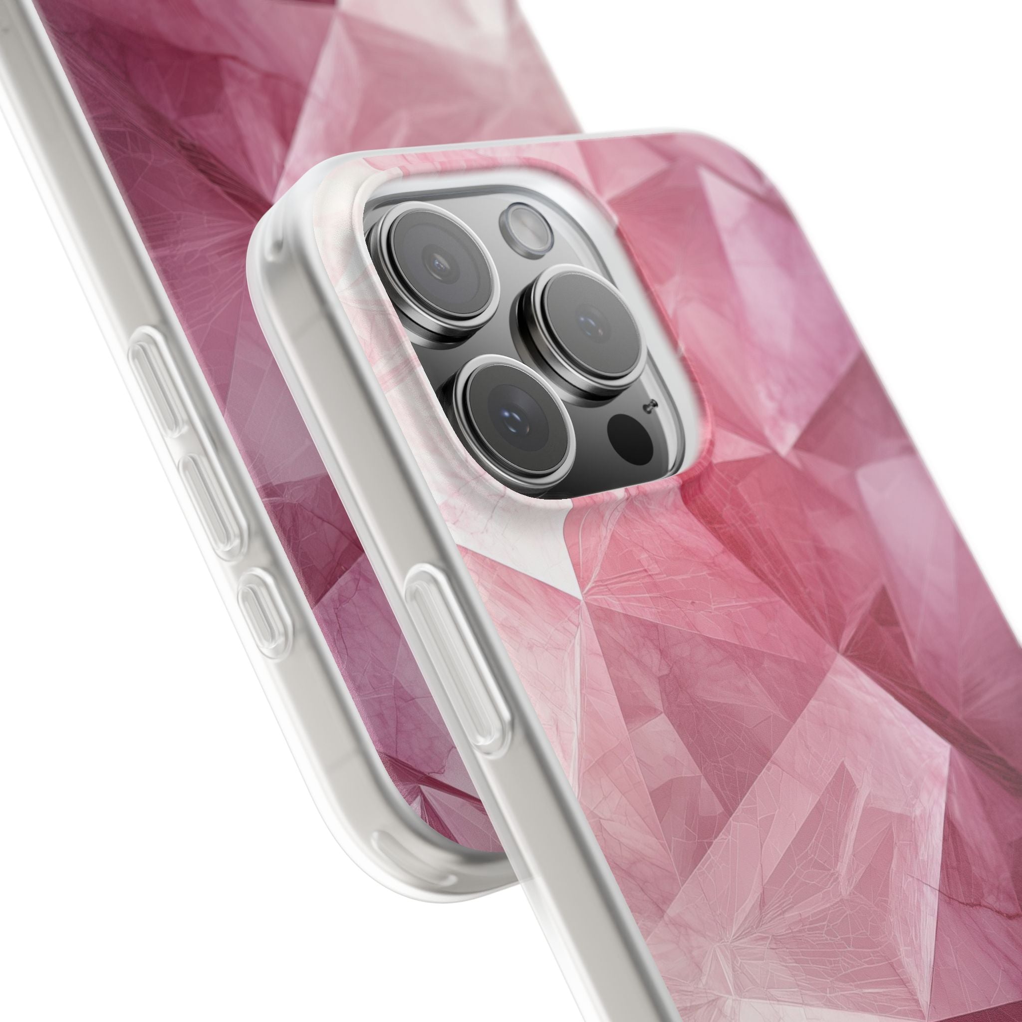 Shattered Rose Shards · Soft Phone Case for iPhone