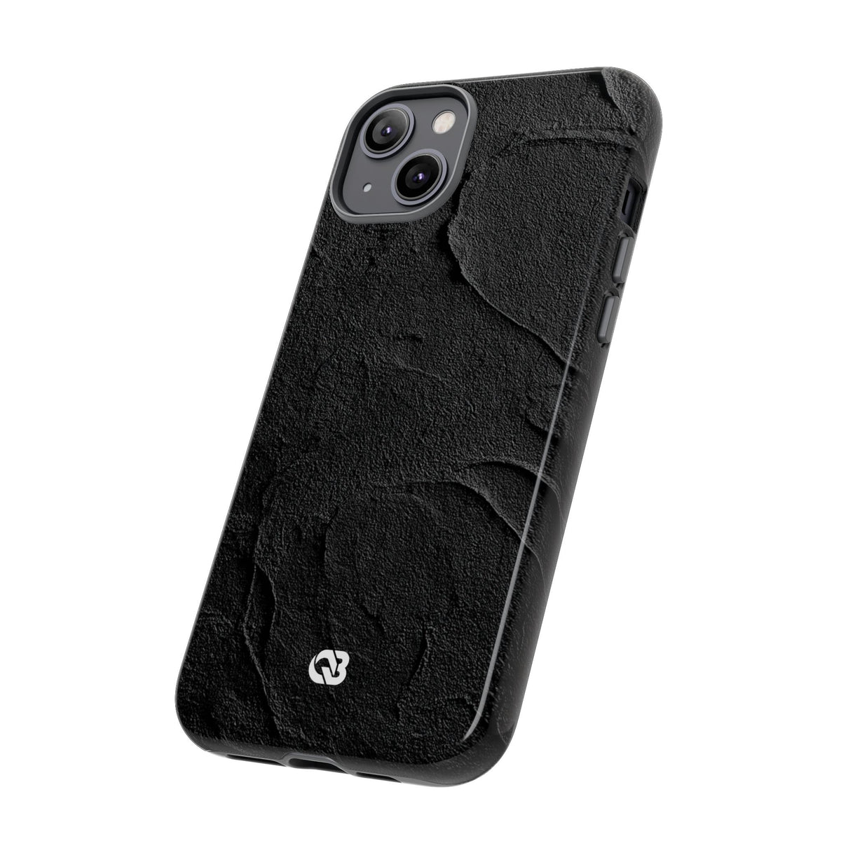 Obsidian Stucco Relief · Tough Phone Case for iPhone · Black