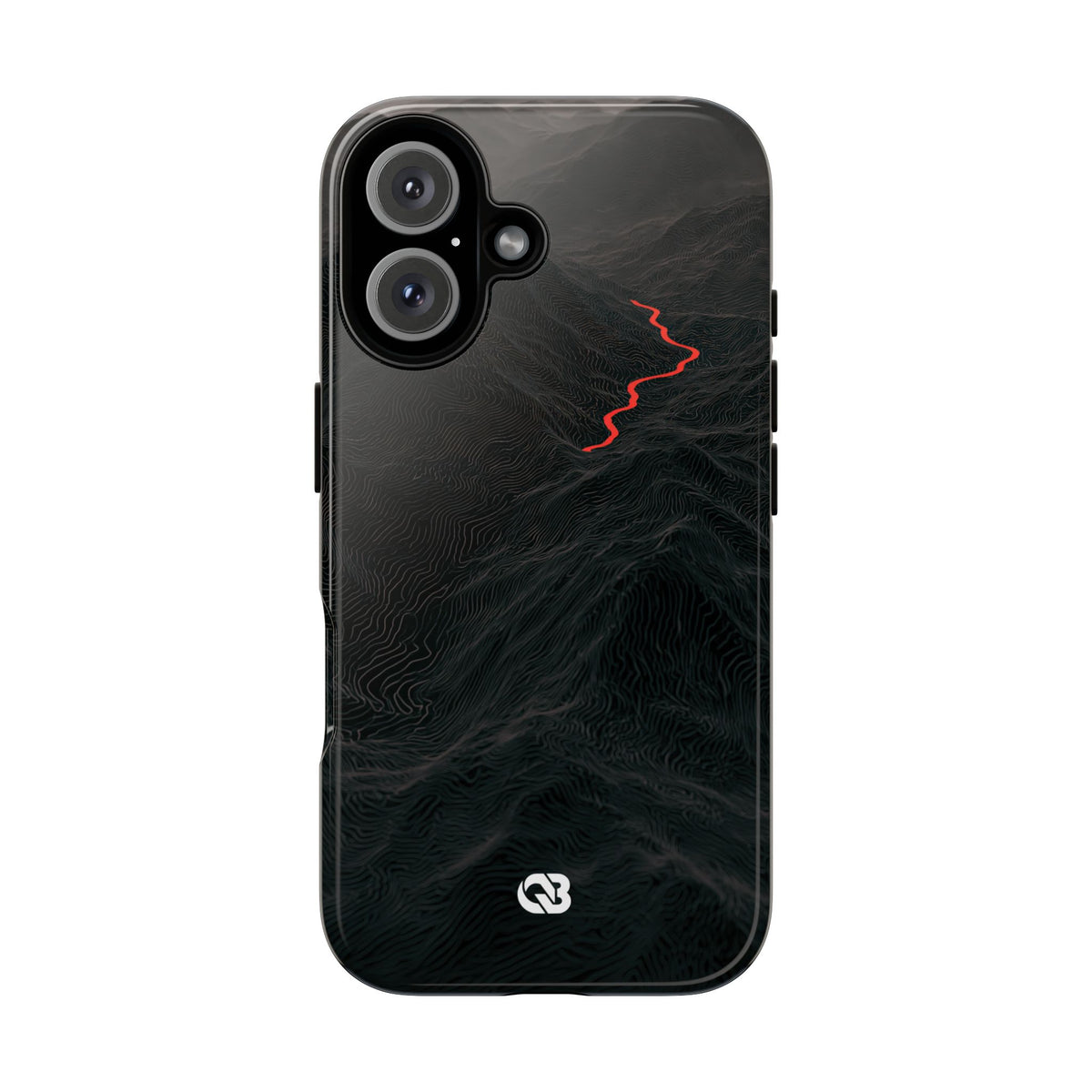 Crimson Ridge Pass · Tough Phone Case for iPhone · Black