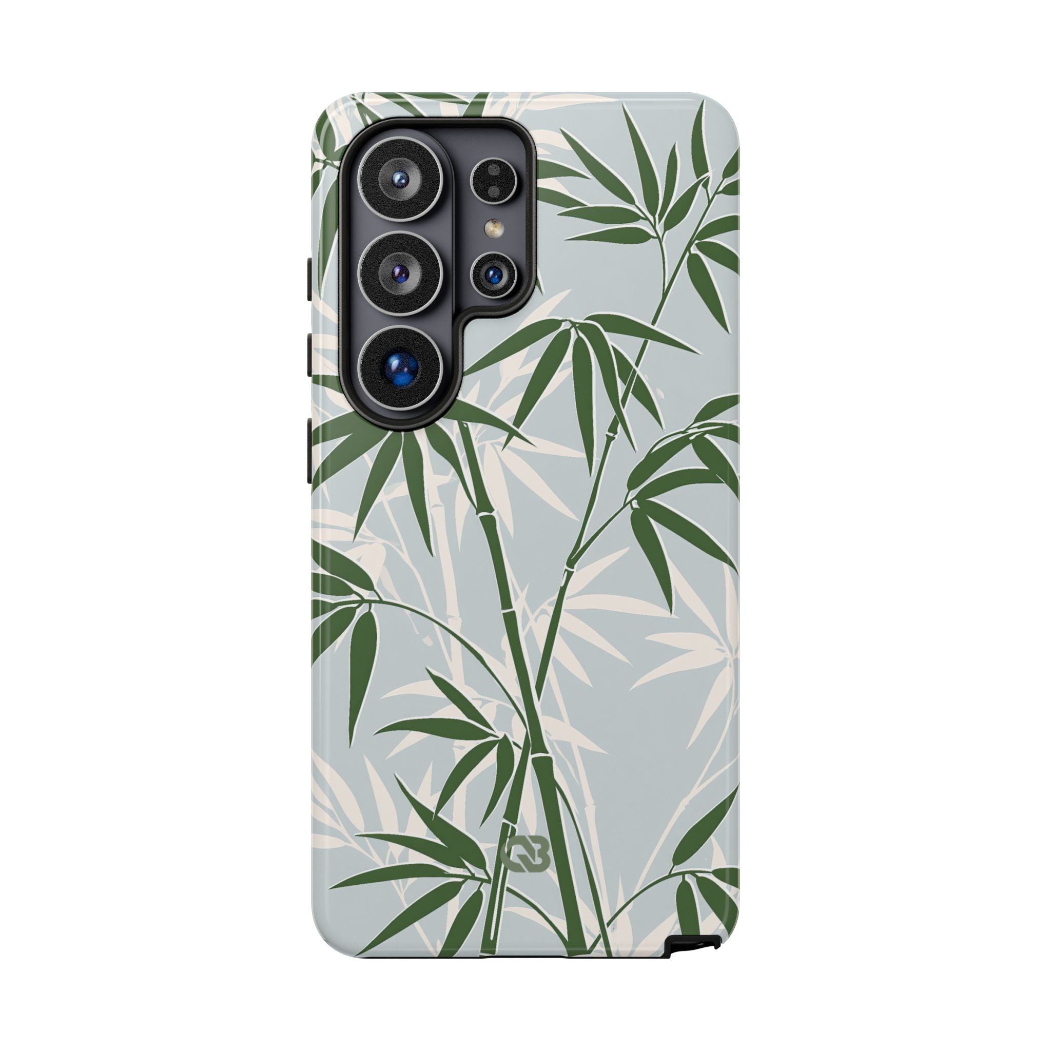 Green Tough Phone Case for Samsung - Kyoto Bamboo Canopy