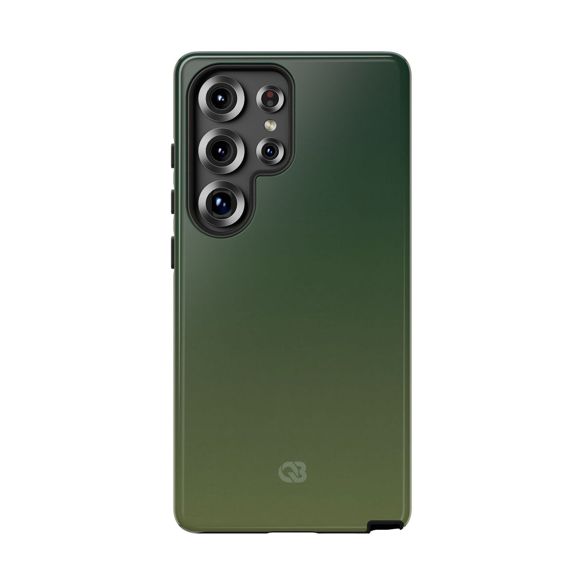 Green Tough Phone Case for Samsung - Shadow Moss Grain