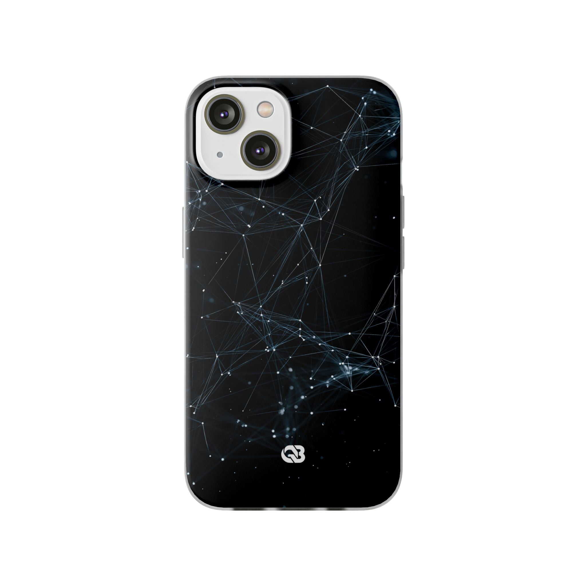 Black Lite Phone Case for iPhone - Arctic Neural Mesh