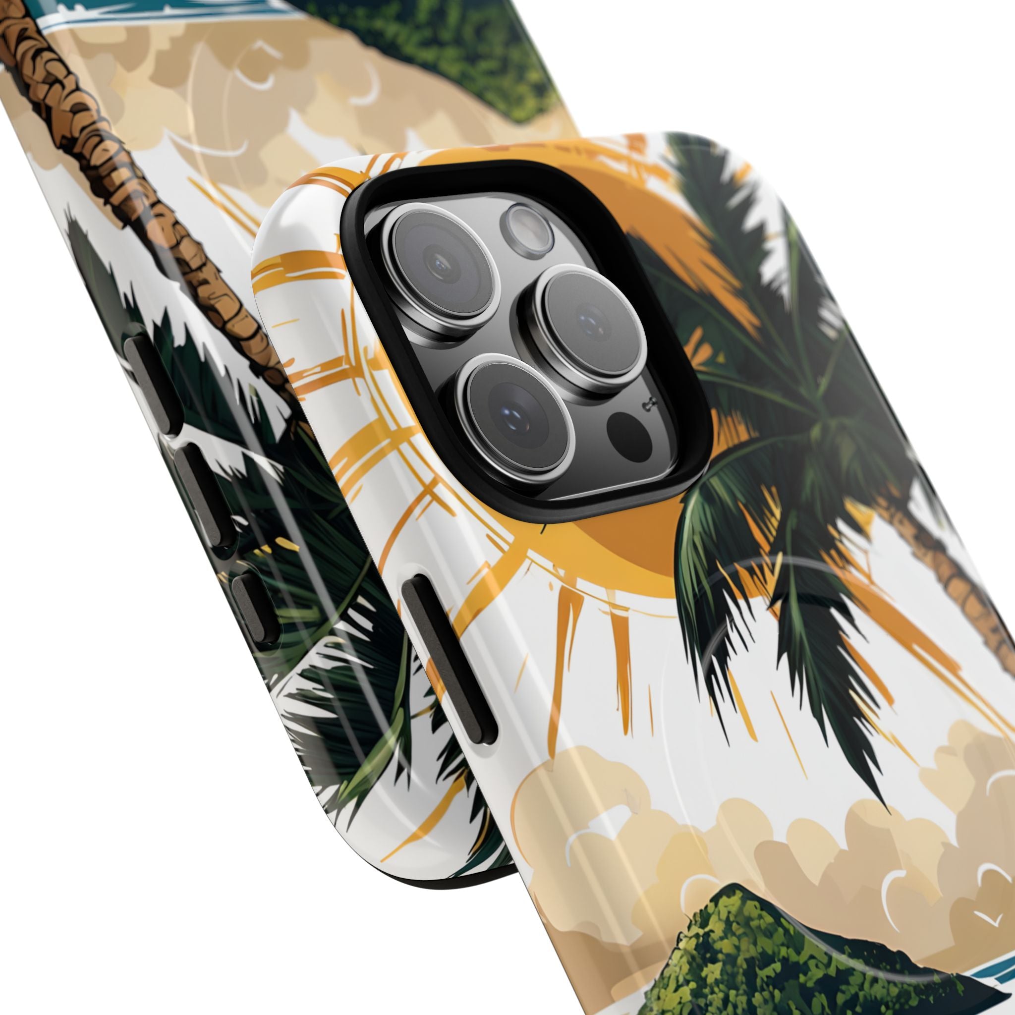 Sunny Palm Breeze iPhone 16 Pro Max Cover - Tough+