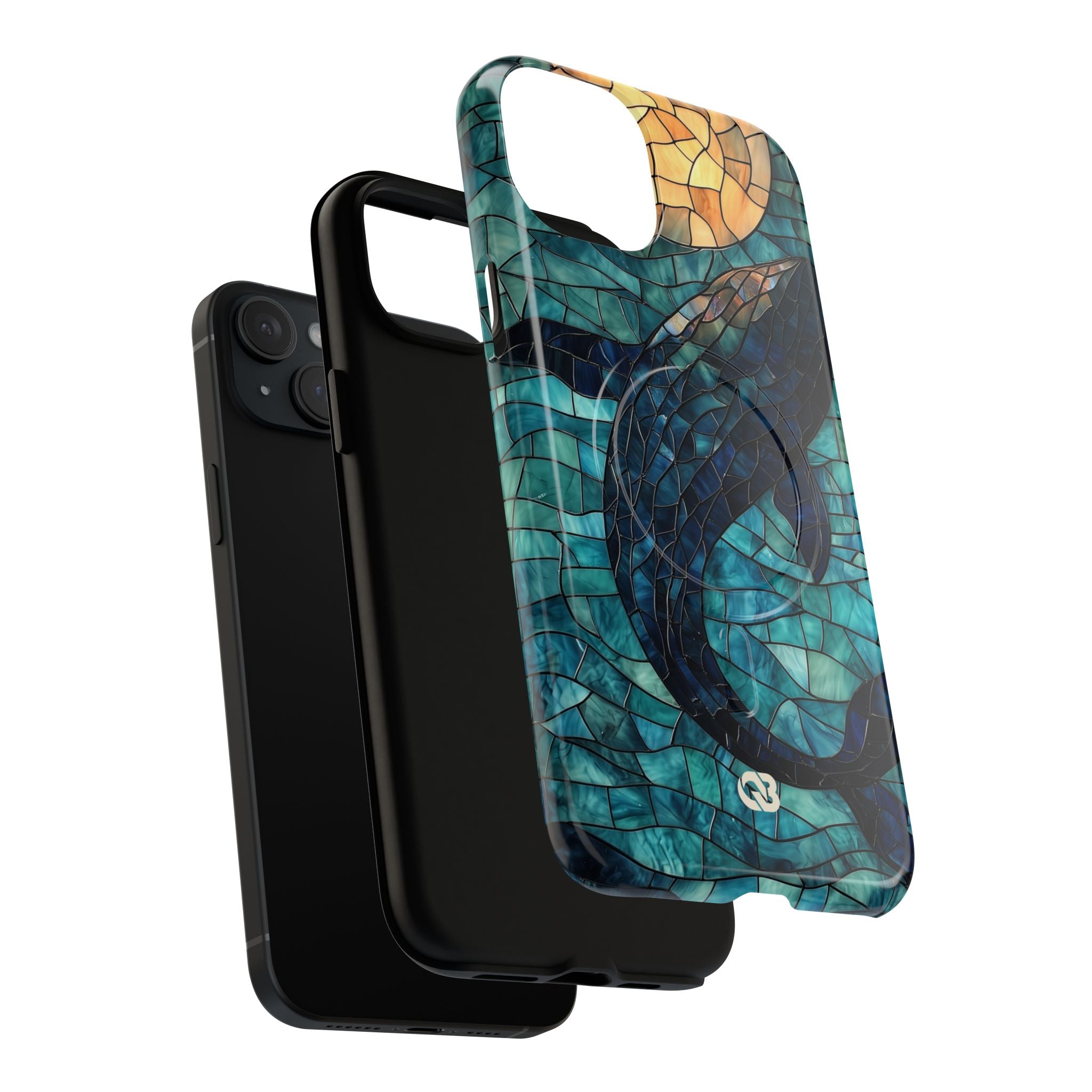Stained Moon Whale · Tough+ Fundas para teléfono para iPhone · Magsafe