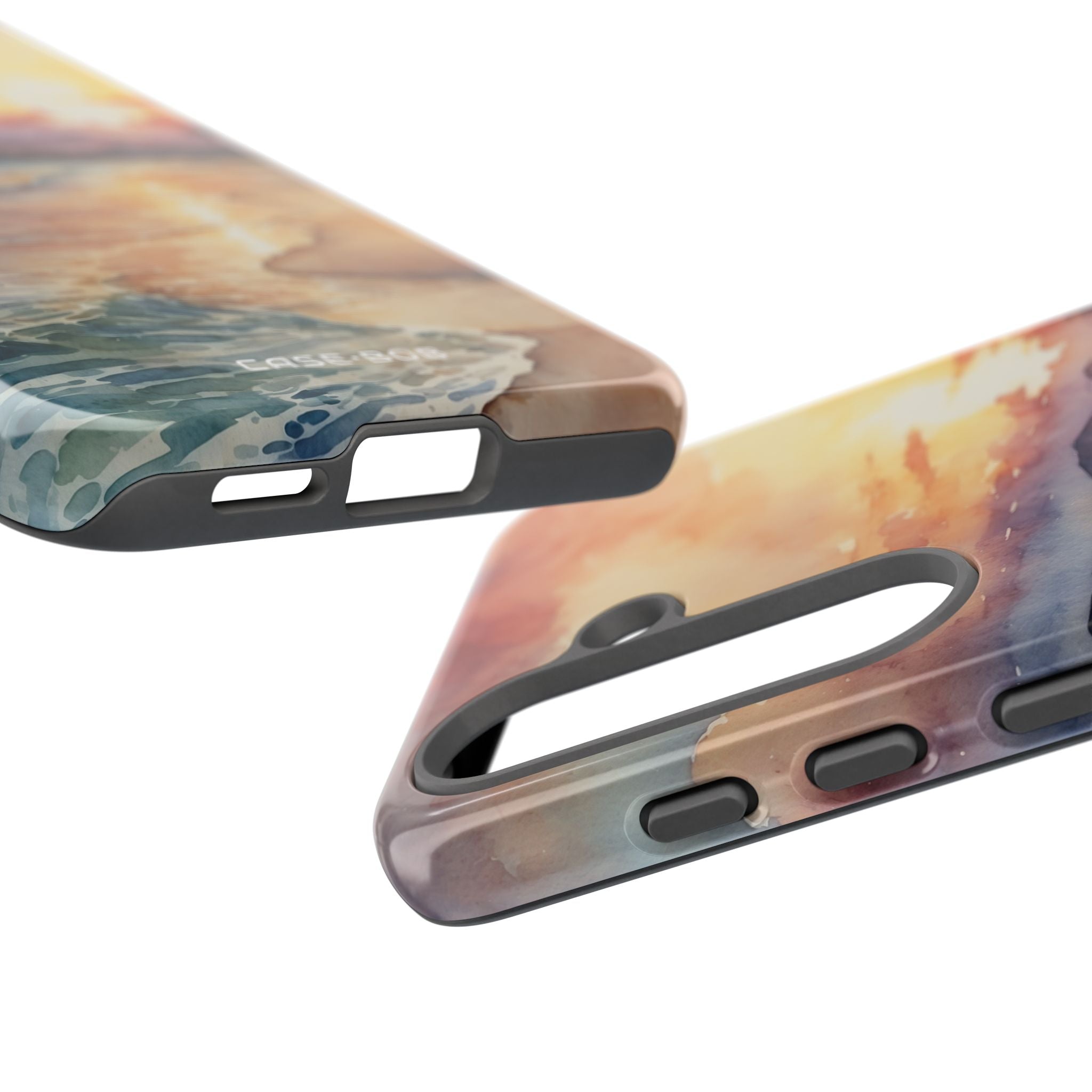 Auringonlaskun heijastus Samsung S25 - Tough suojakotelo