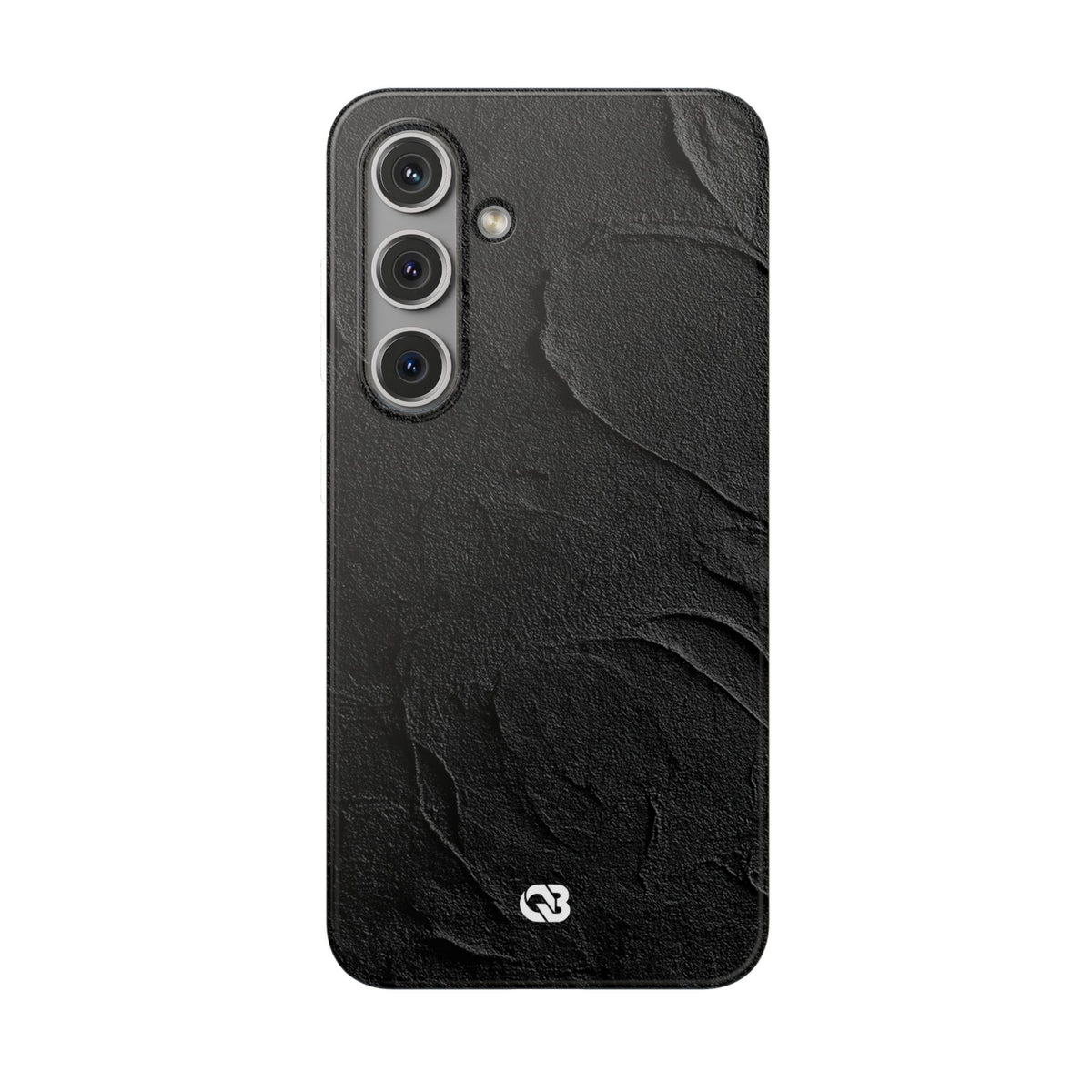 Obsidian Stucco Relief · Lite Phone Case for Samsung · Black