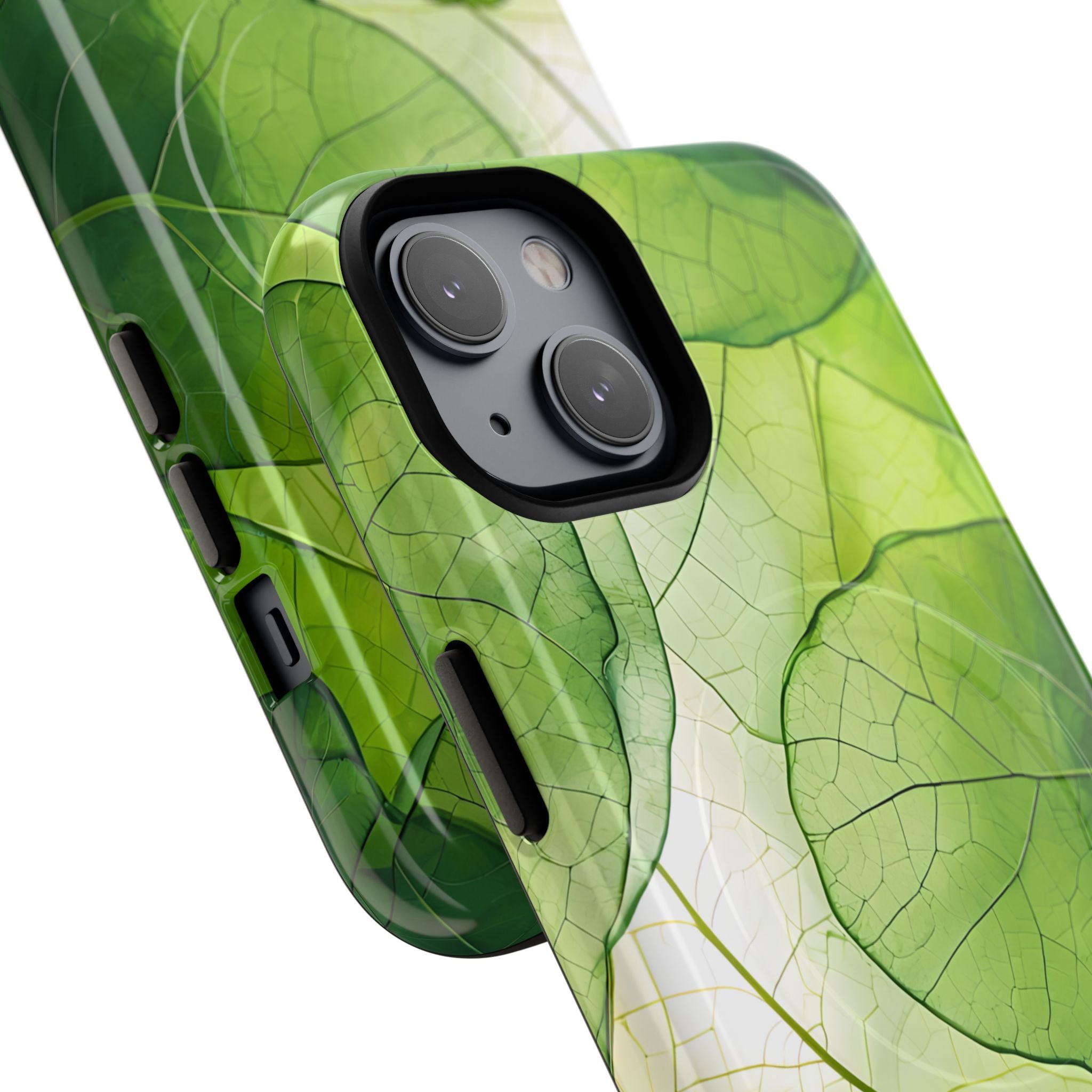 Emerald Leaf Veins · Tough+ Magsafe