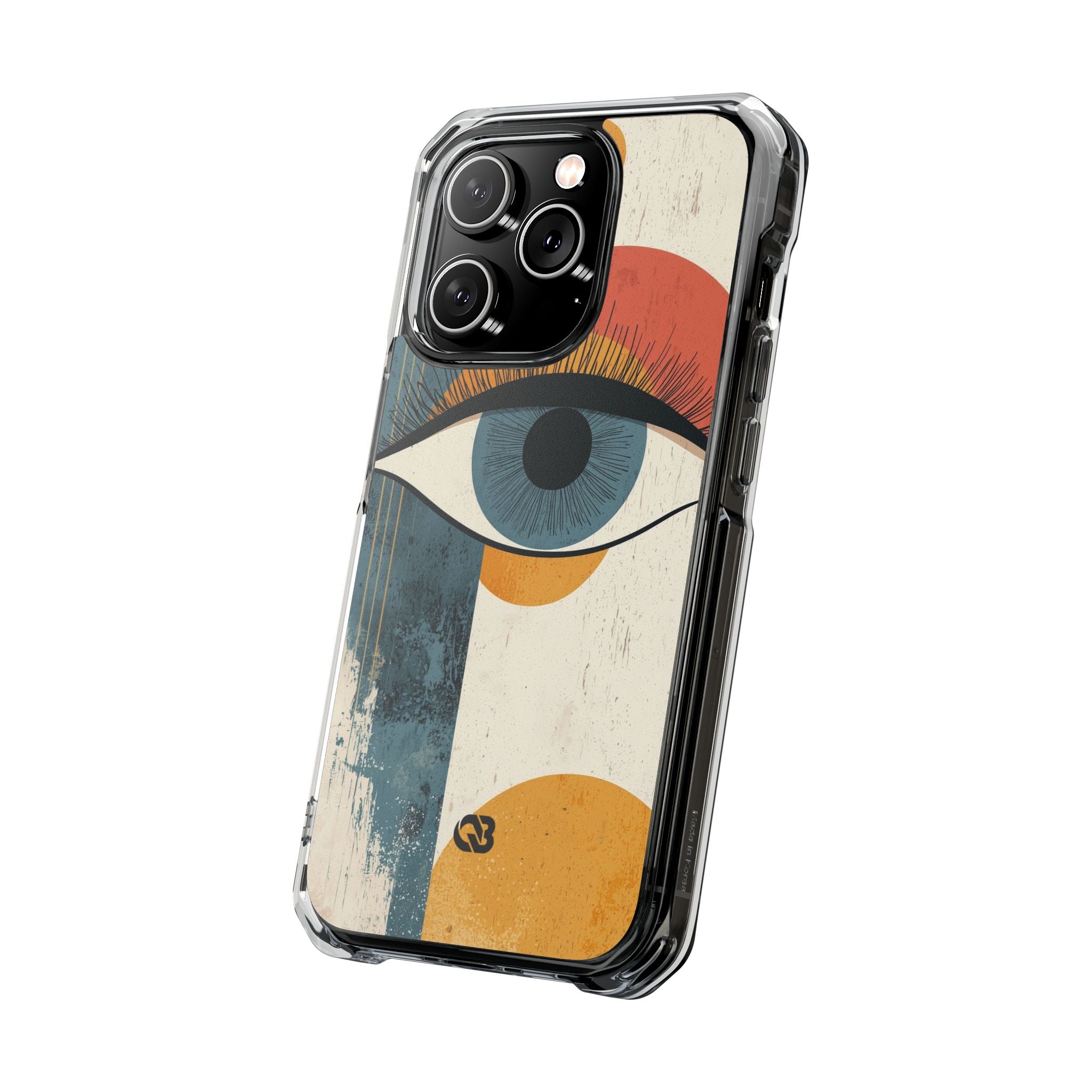 Distressed Azure Ocular · Impact Phone Case for iPhone · Magsafe