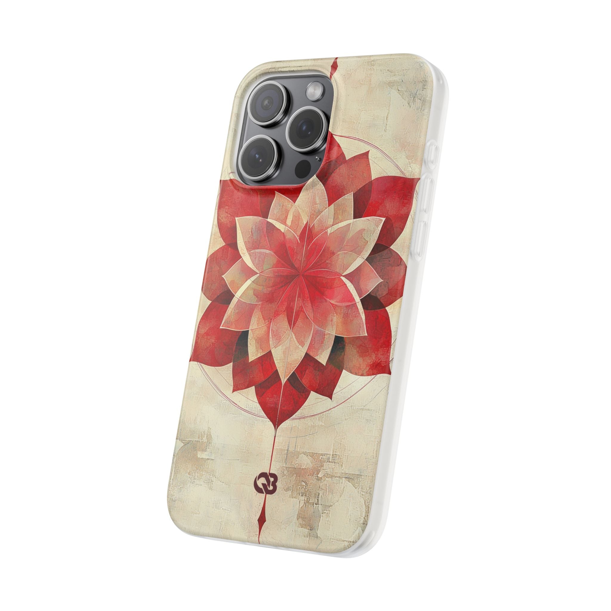 Crimson Petal Peak · Soft Phone Case for iPhone