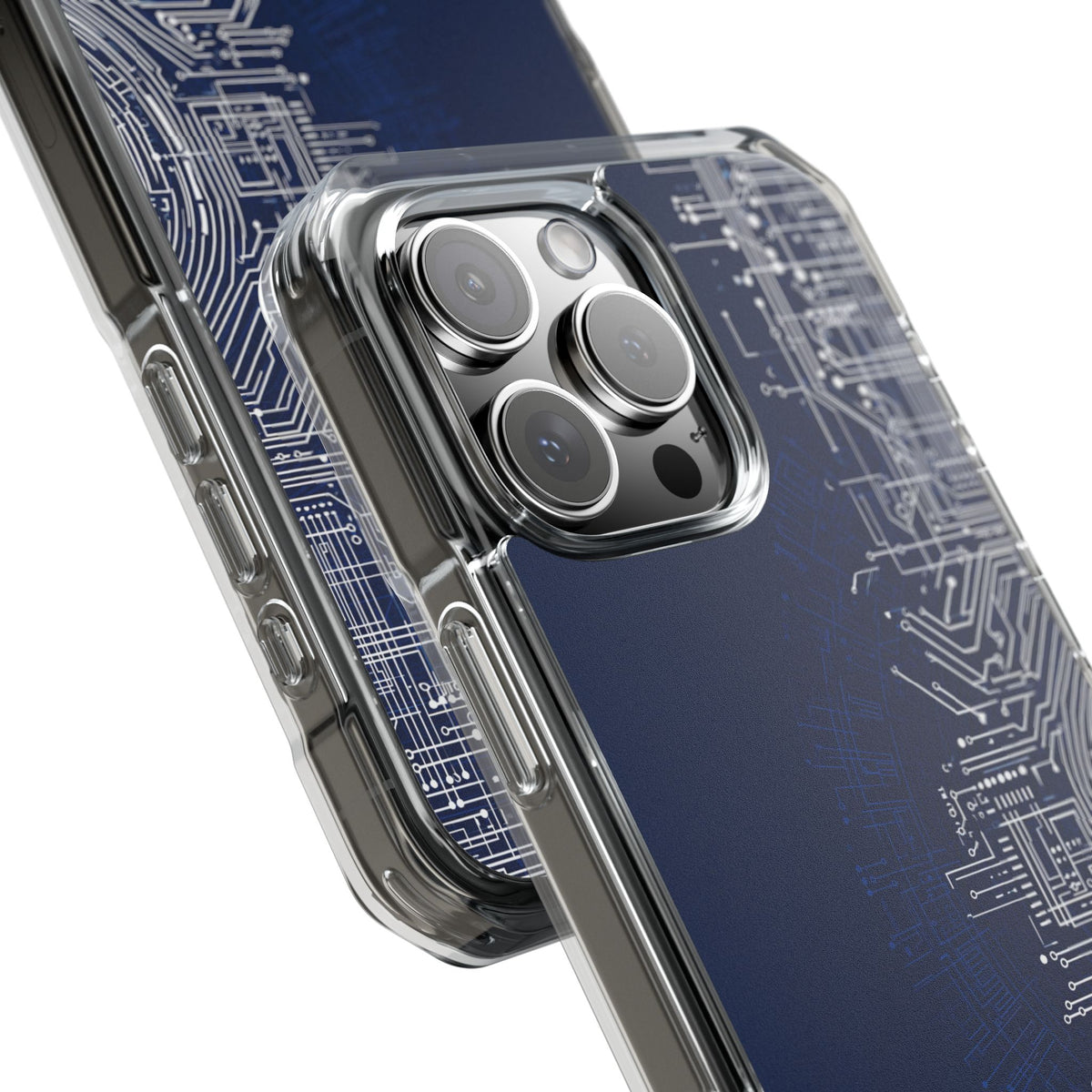 Blue Impact MagSafe Phone Case for iPhone - Cobalt Circuit Logic
