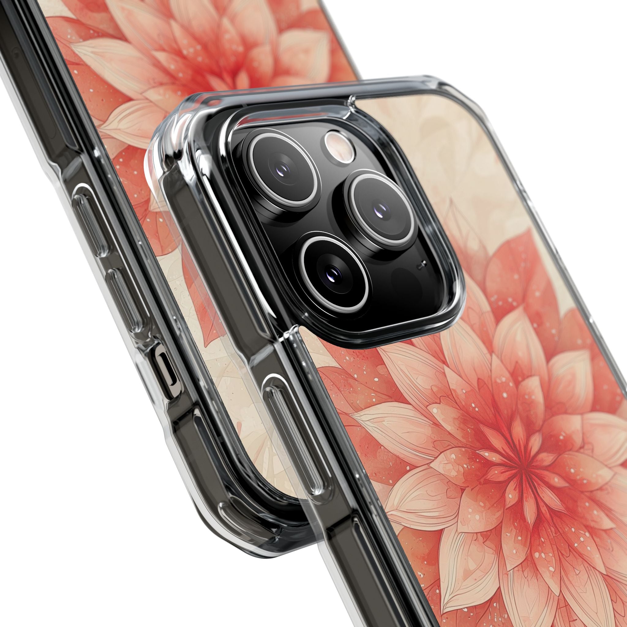 Coral Layered Bloom · Impact Phone Case for iPhone · Magsafe