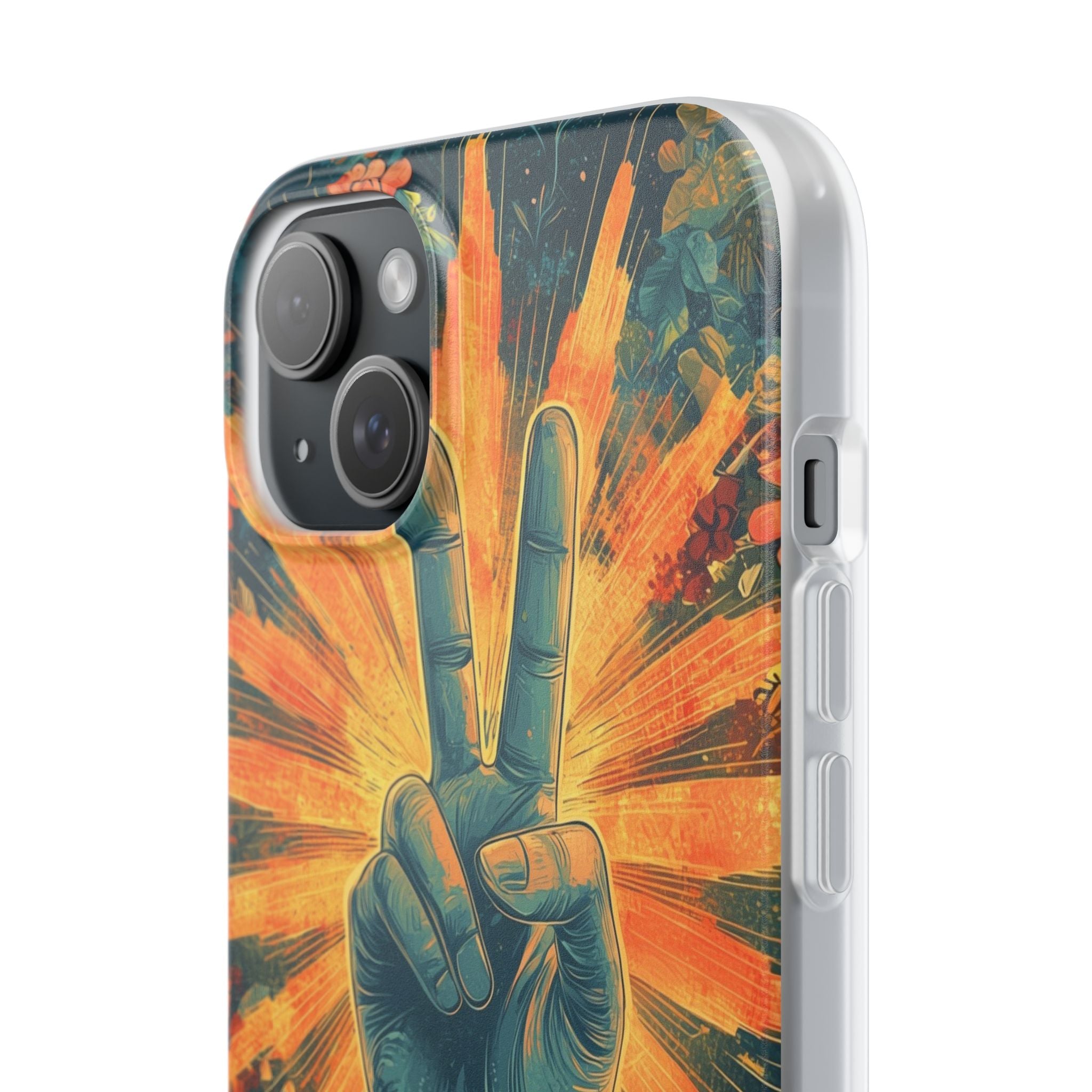 Radiant Peace Bloom · Soft Phone Case for iPhone