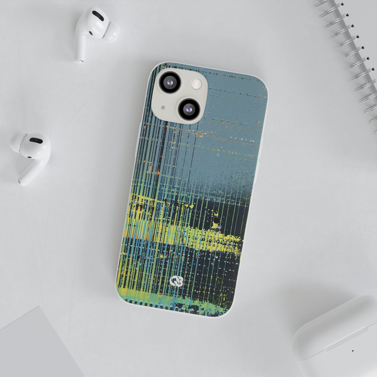 Acid Raster Circuit · Lite Phone Case for iPhone · Teal