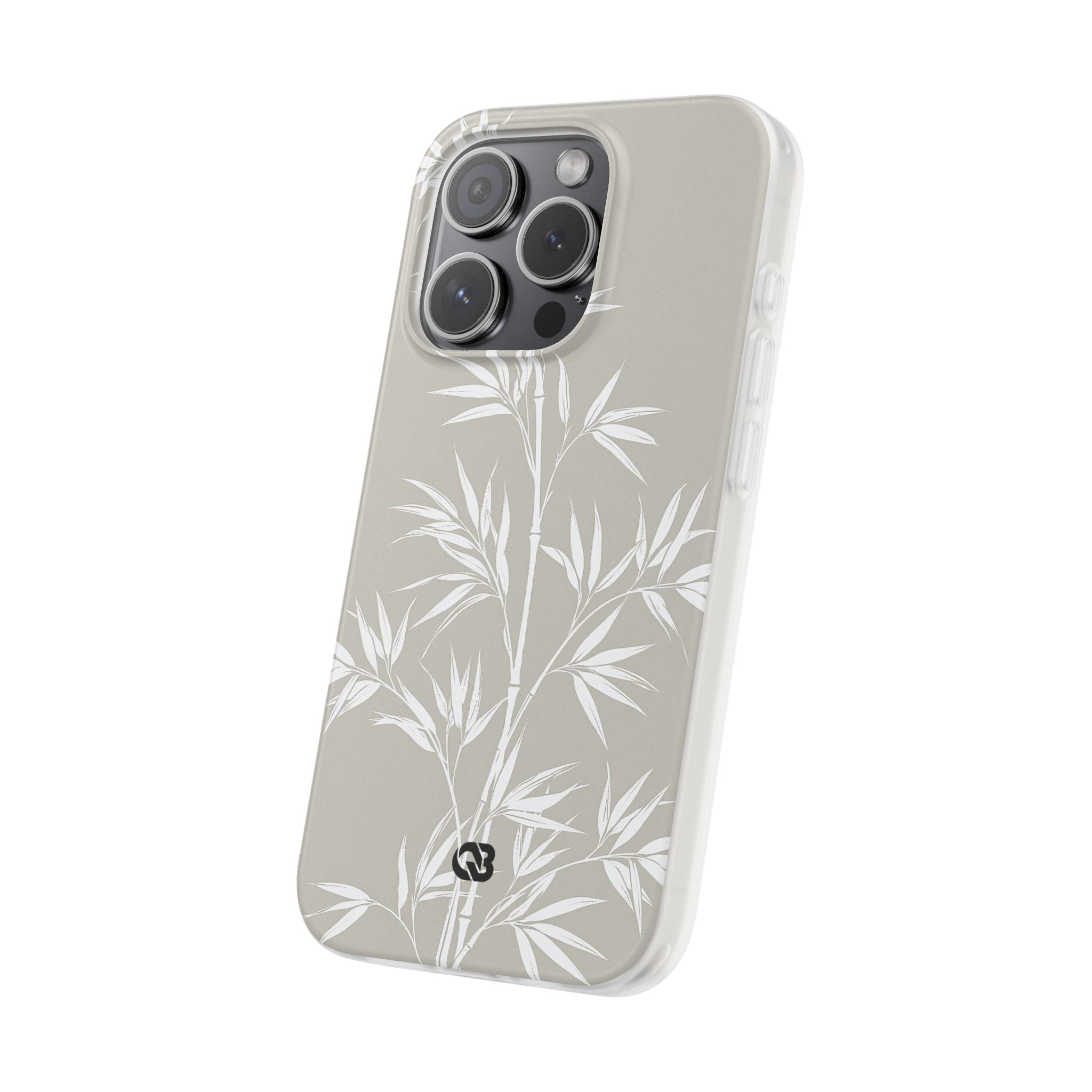 Beige Lite Phone Case for iPhone - Sandstone Bamboo Stalks