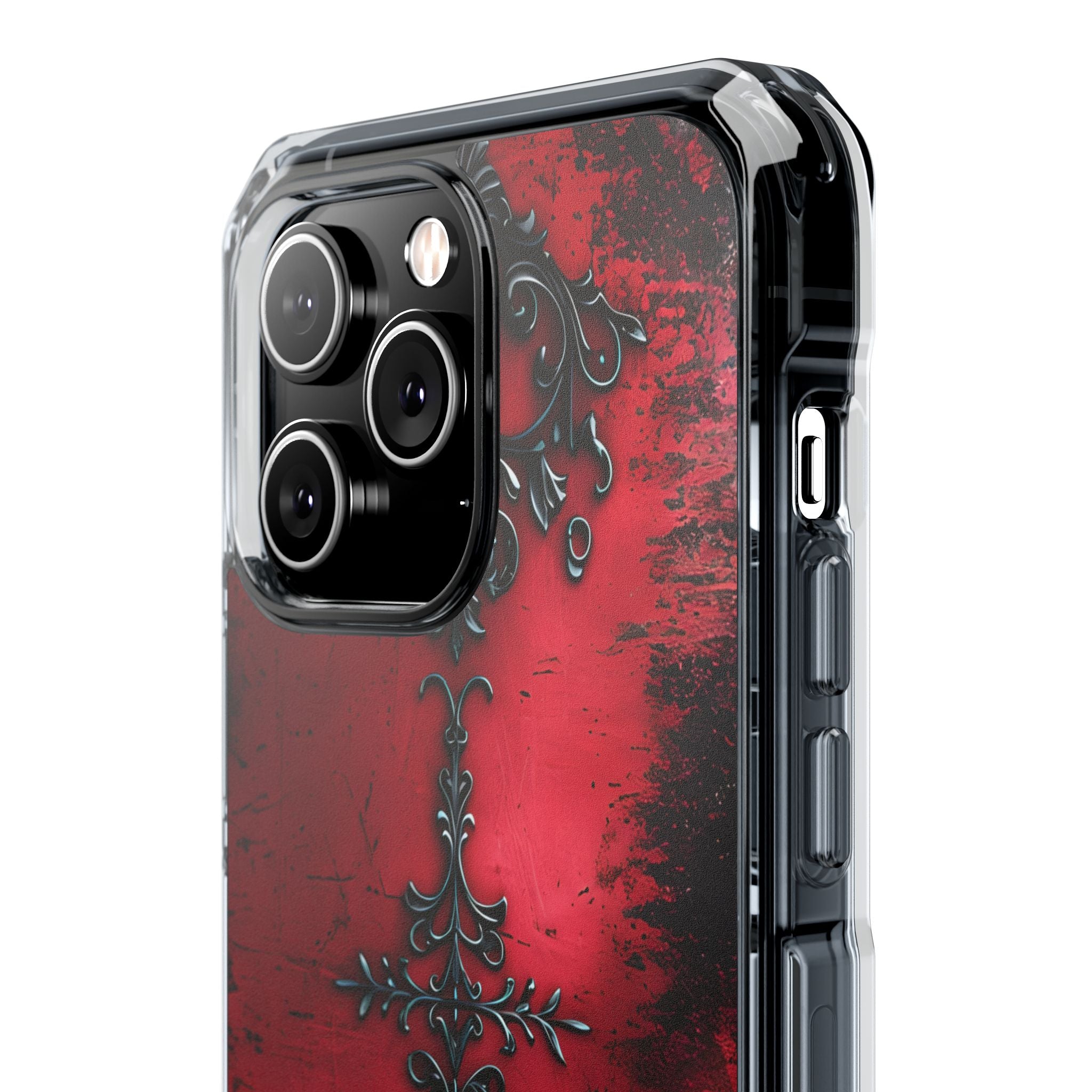 Crimson Gothic Filigree · Impact Phone Case for iPhone · Magsafe