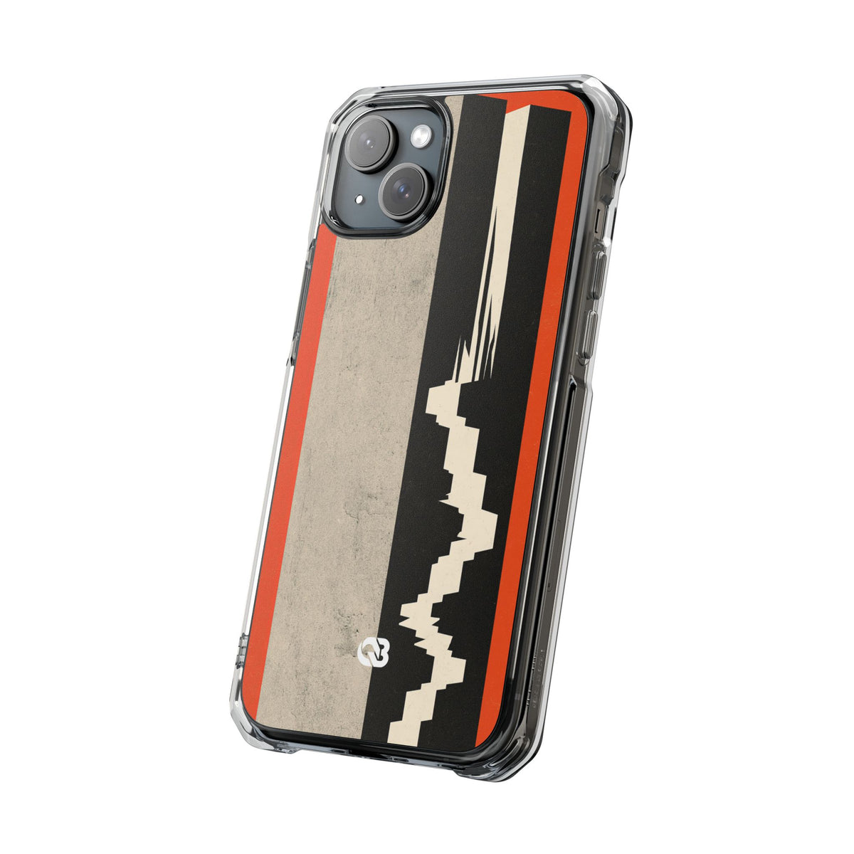 Monolith Ascent · Clear Impact Magnetic Phone Case for iPhone · Orange