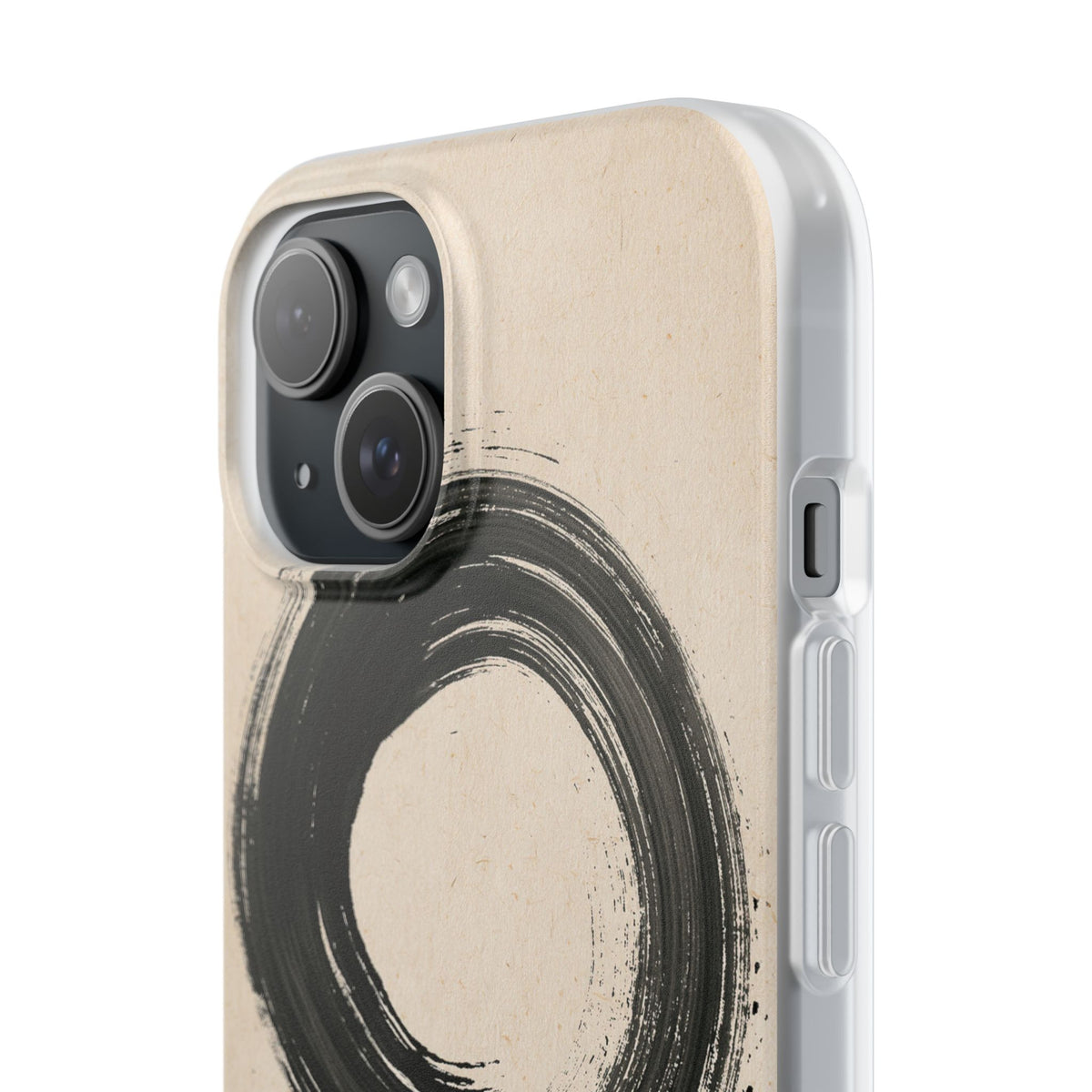 Zen Ensō Circle · Lite Phone Case for iPhone · Beige