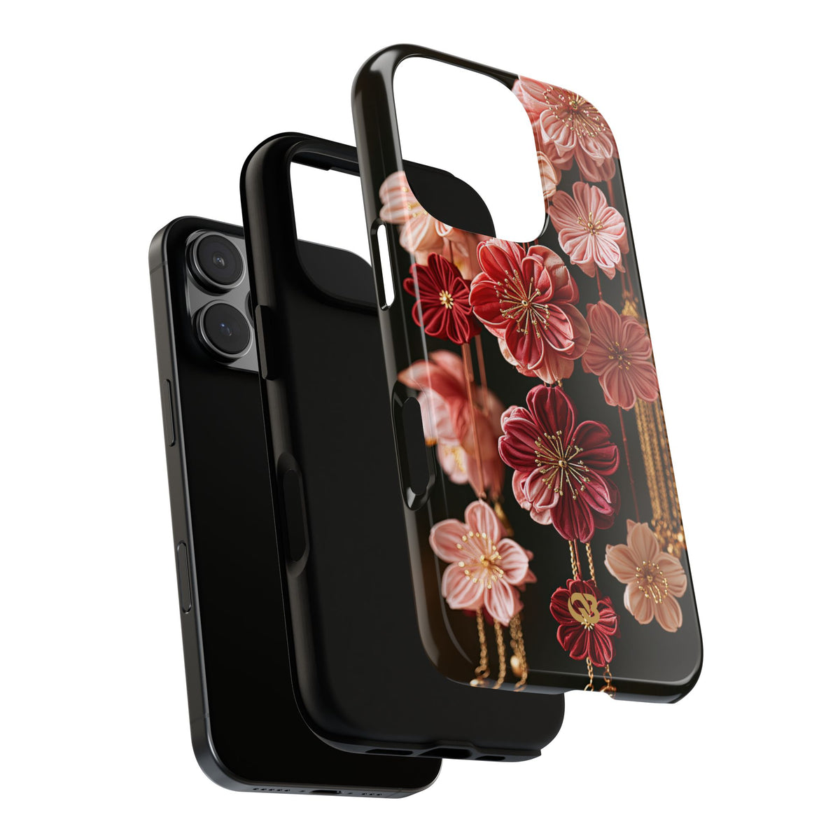 Silk Blossom Kanzashi · Tough Phone Case for iPhone · Pink