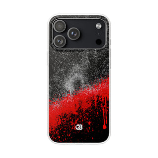 Crimson Noir Drip · Lite Phone Case for iPhone · Black