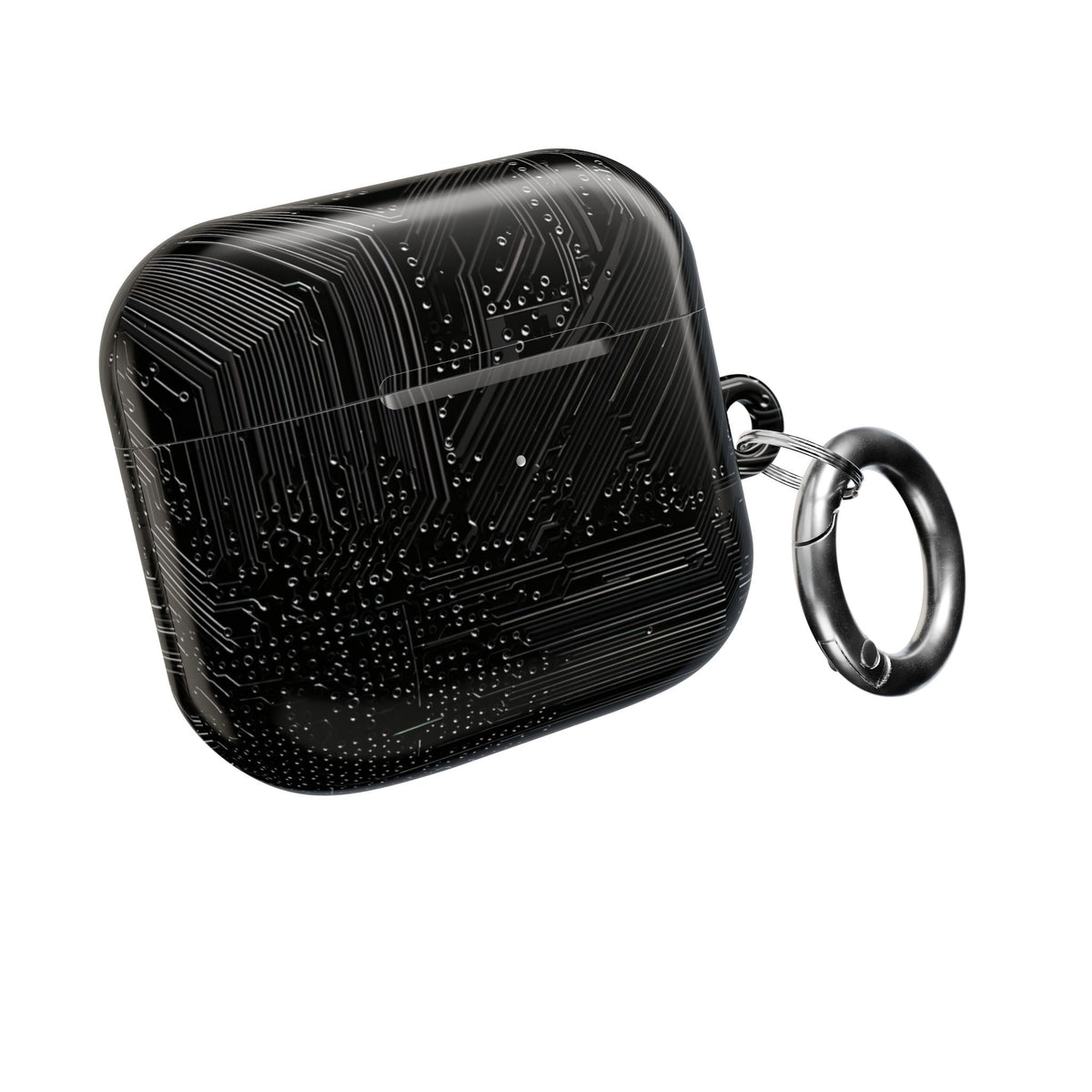 Obsidian Circuitry · Hard Case for AirPods & AirPods Pro · Black