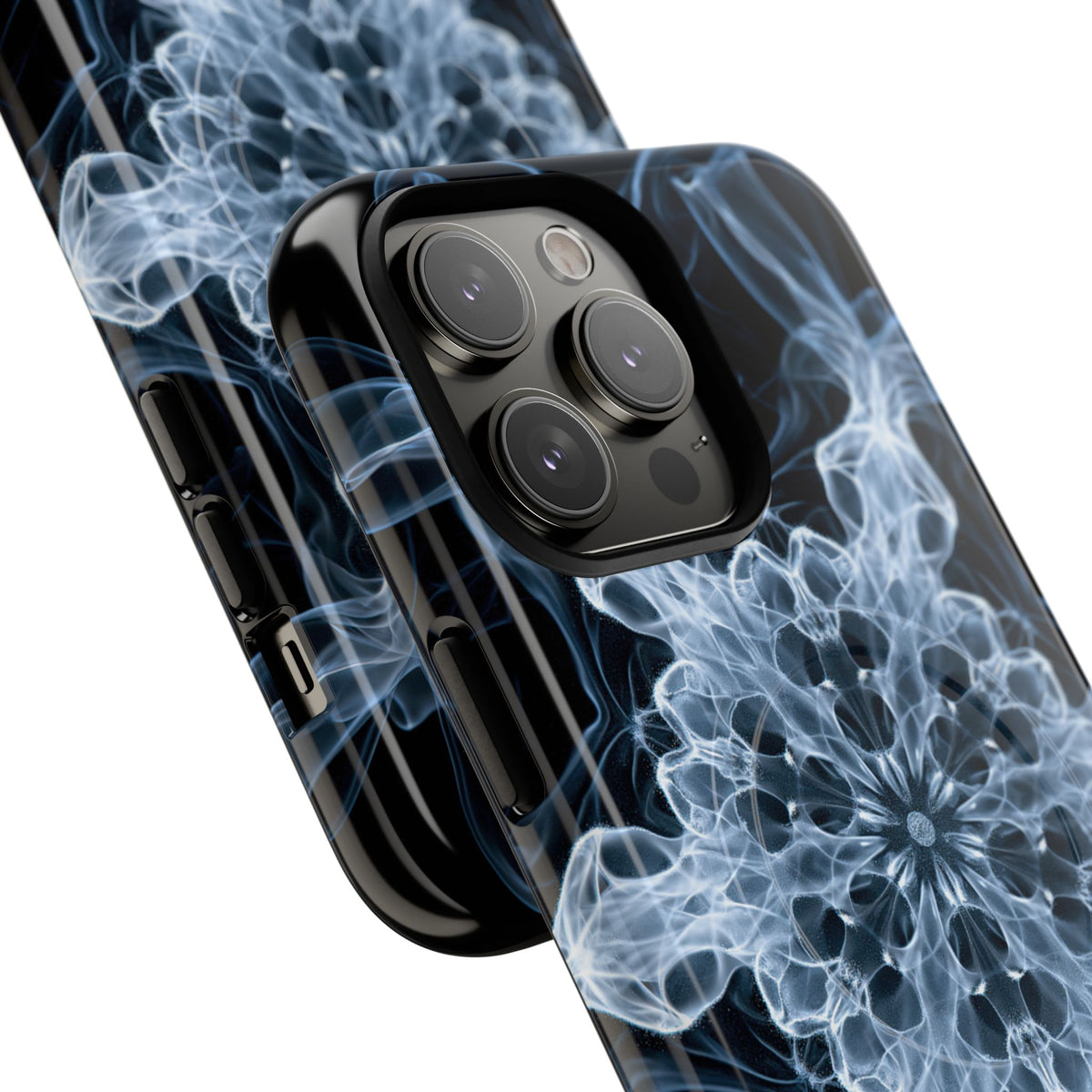 Blue Tough 2.0 Magsafe Phone Case for iPhone - Glacial Smoke Crown
