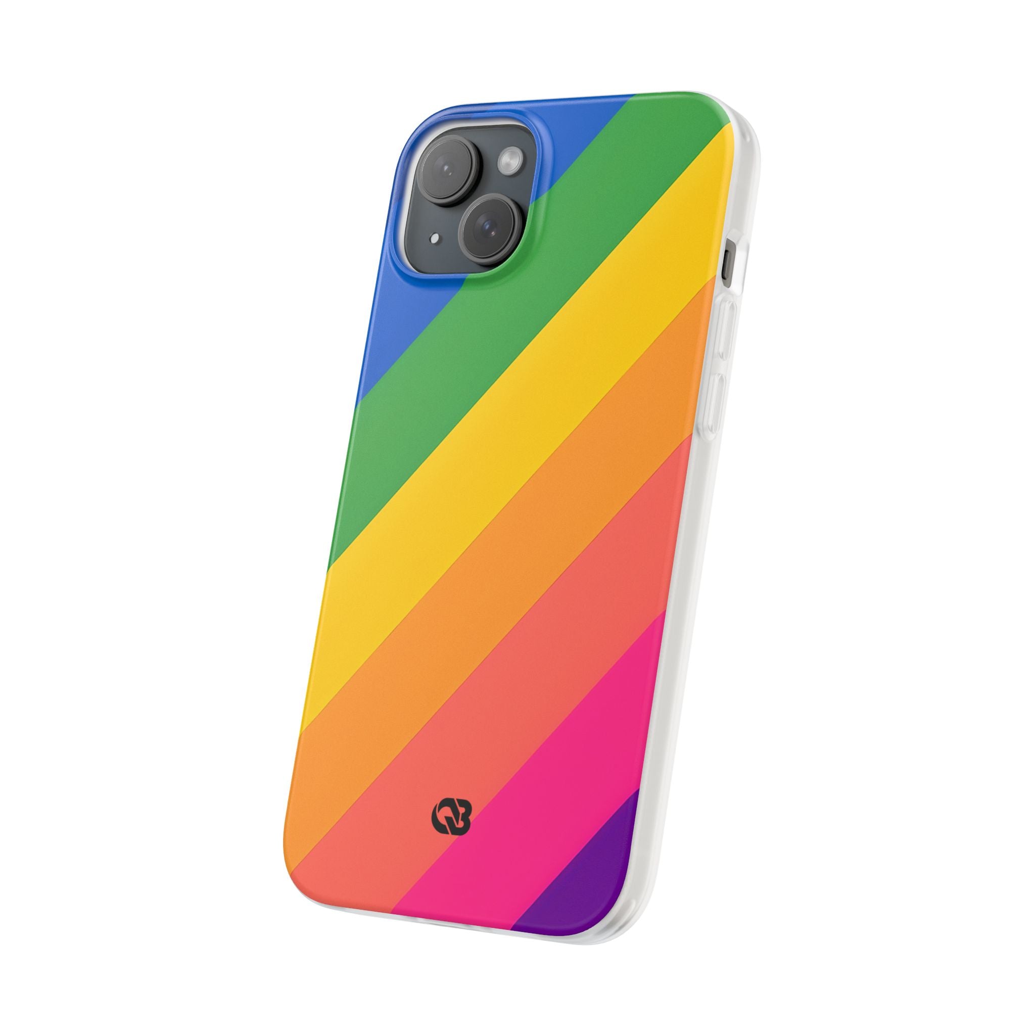 Vibrant Spectrum Slope · Soft Phone Case for iPhone