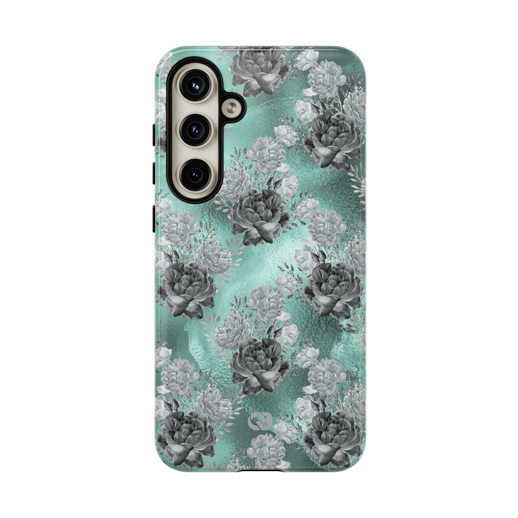 Frost Mint Floral · Tough Phone Case for Samsung