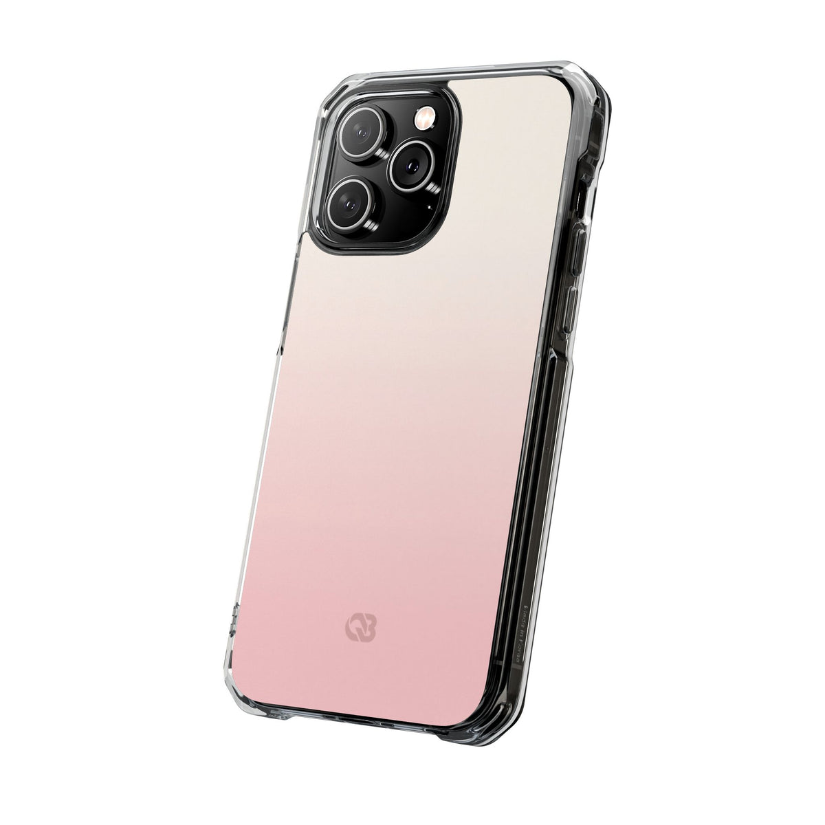 Pink Impact MagSafe Phone Case for iPhone - Frosted Blush Horizon