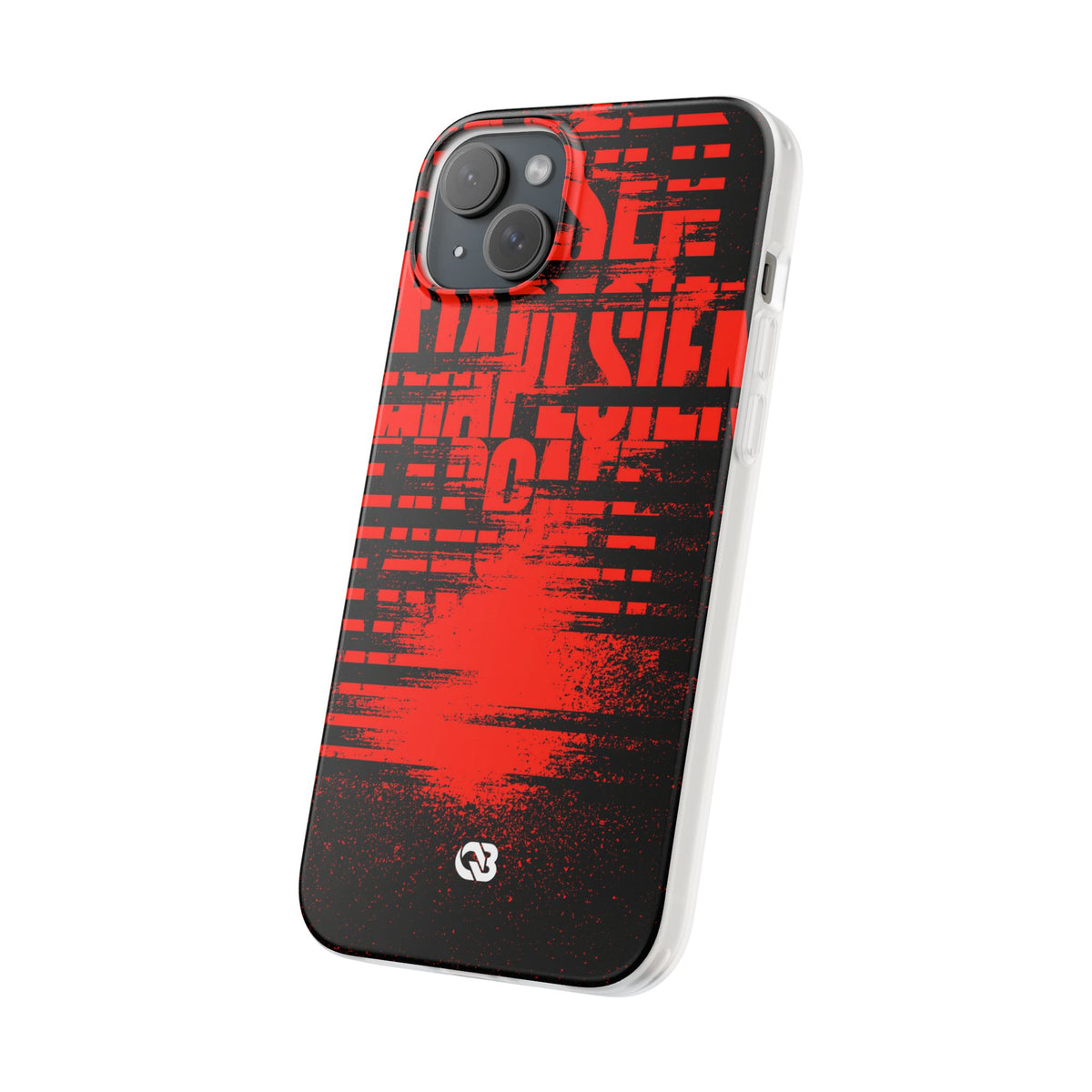 Crimson Redaction · Lite Phone Case for iPhone · Black